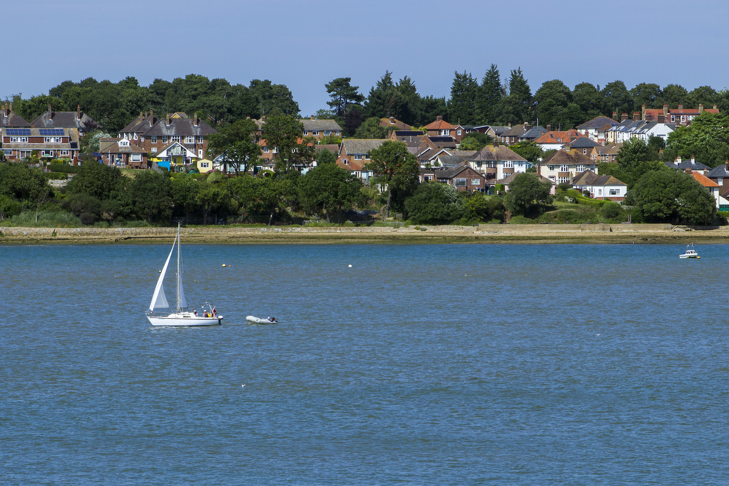 Boat in Harwich Port (London UK)