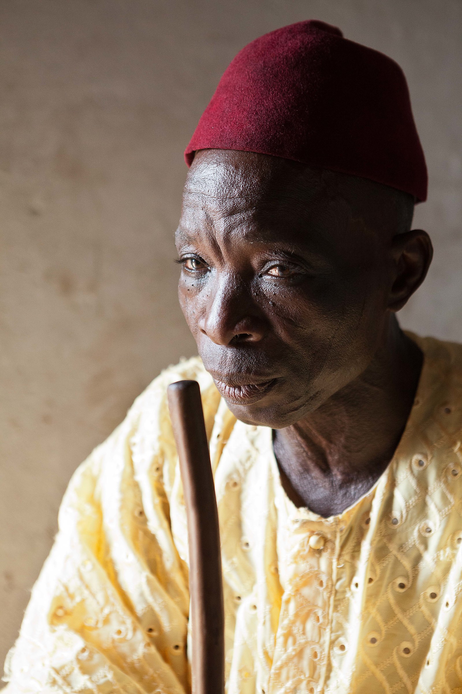 King's spokesman, Taneka village, Benin
