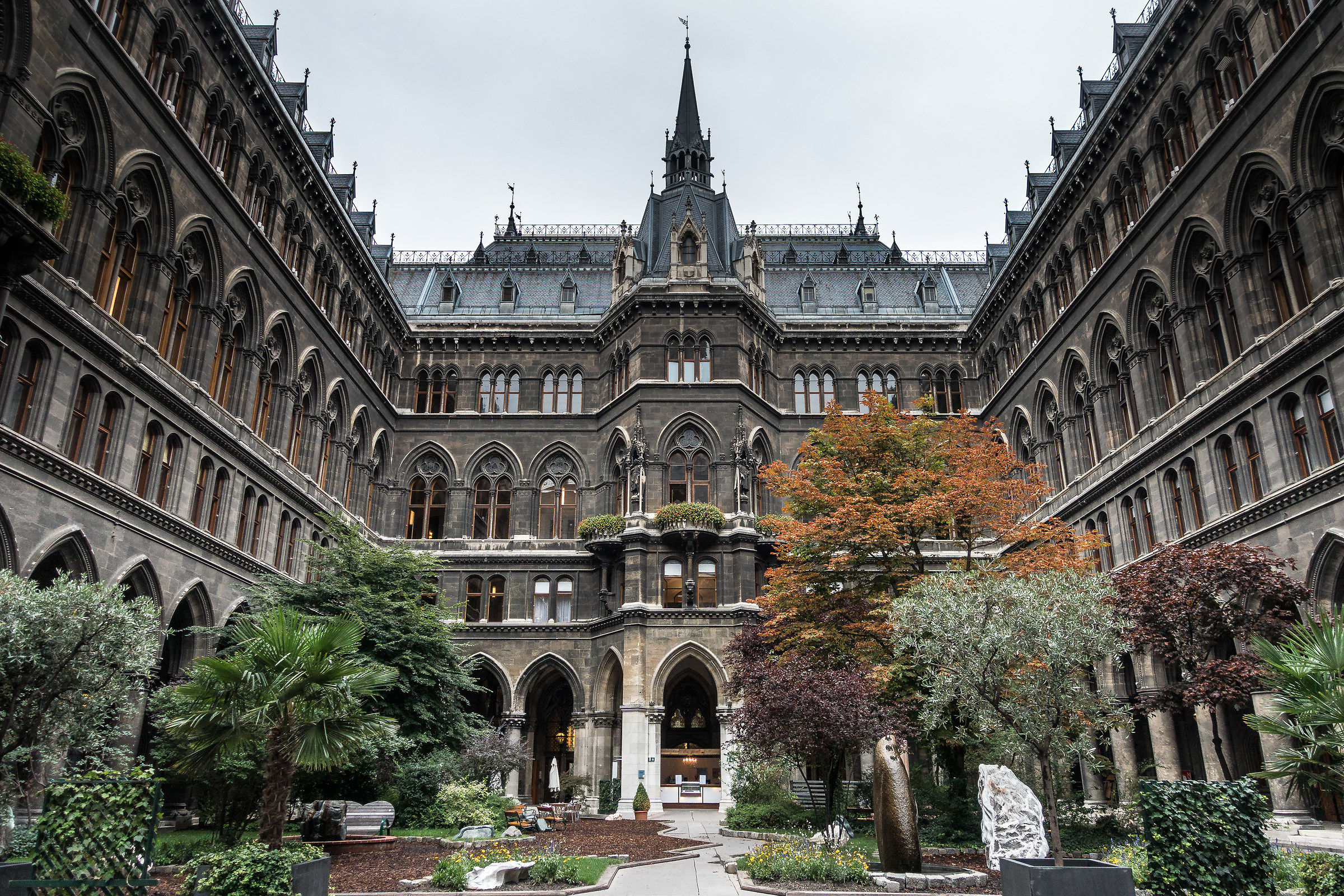 Vienna - Rathaus - Interior courtyard