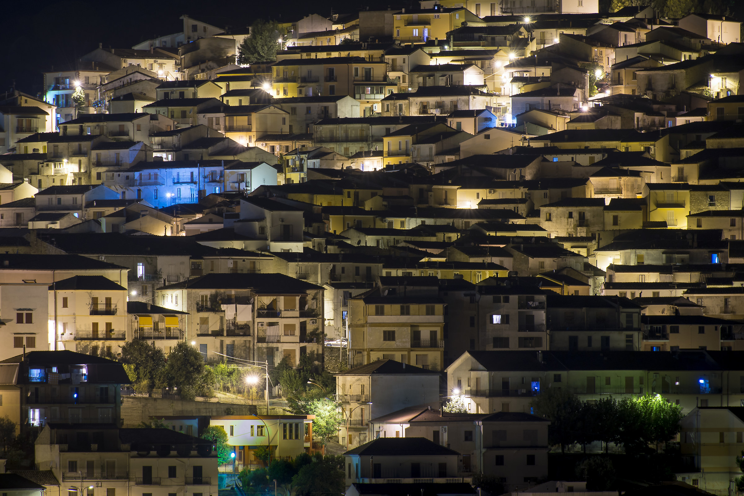 Paesaggi serali ad Oriolo (cs)