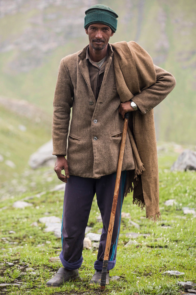 Pastore a Rohtang Pass