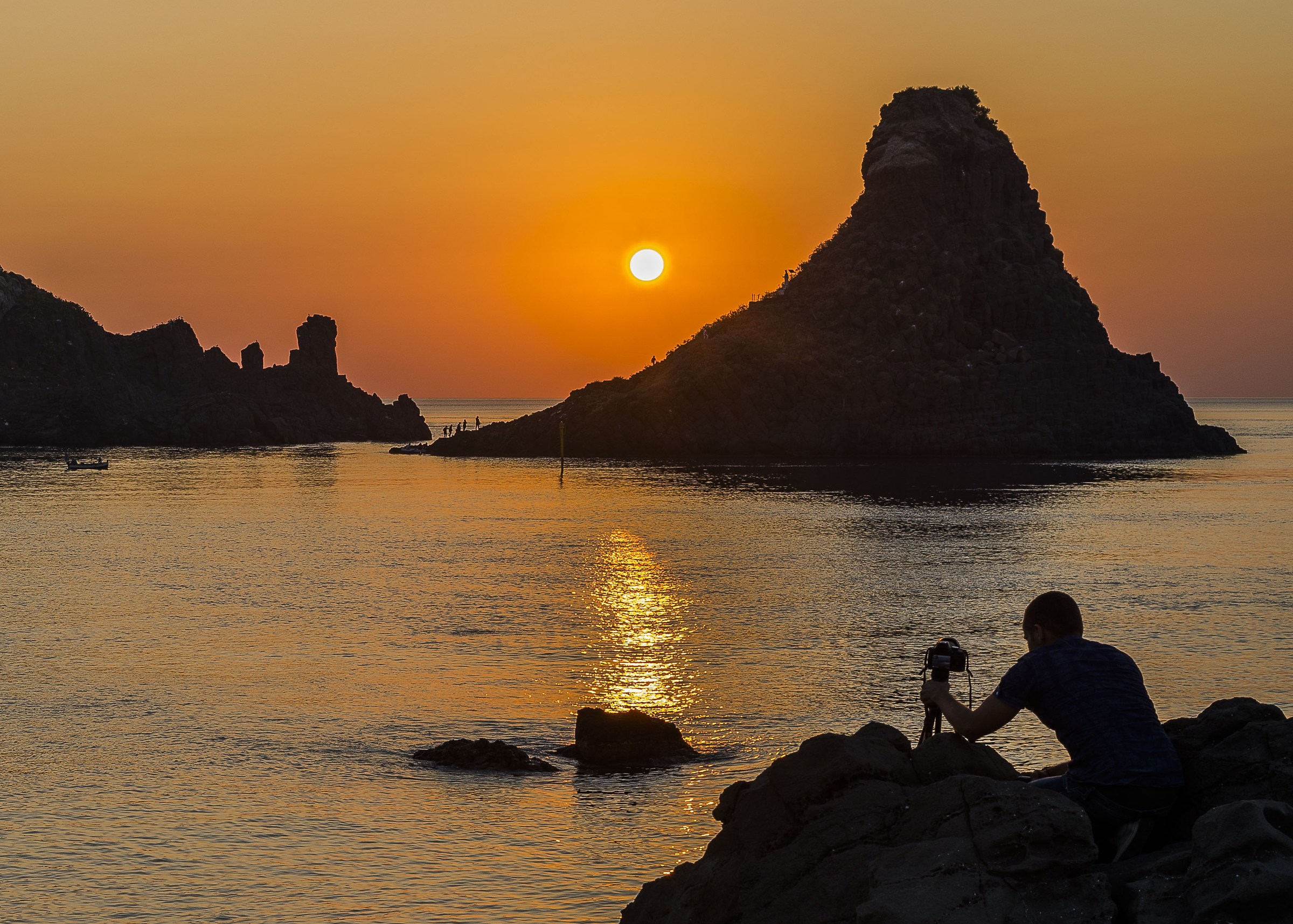 La silhouette del fotografo