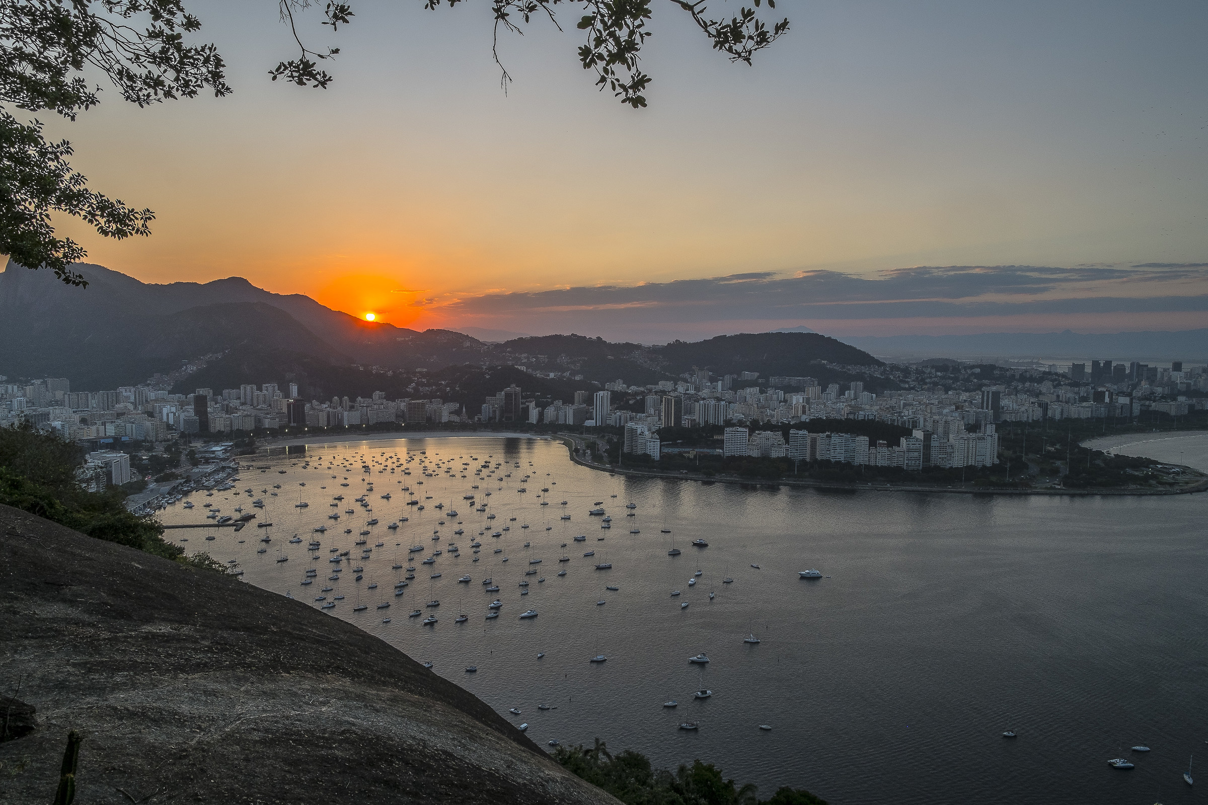 Rio al tramonto