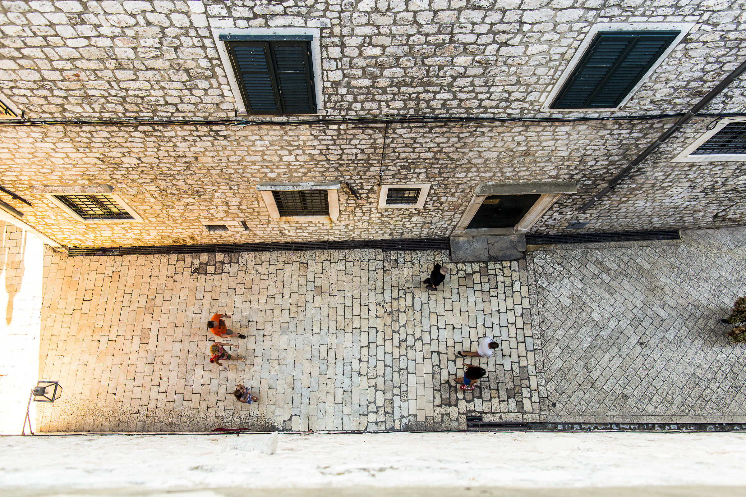 una strada di Dubrovnik