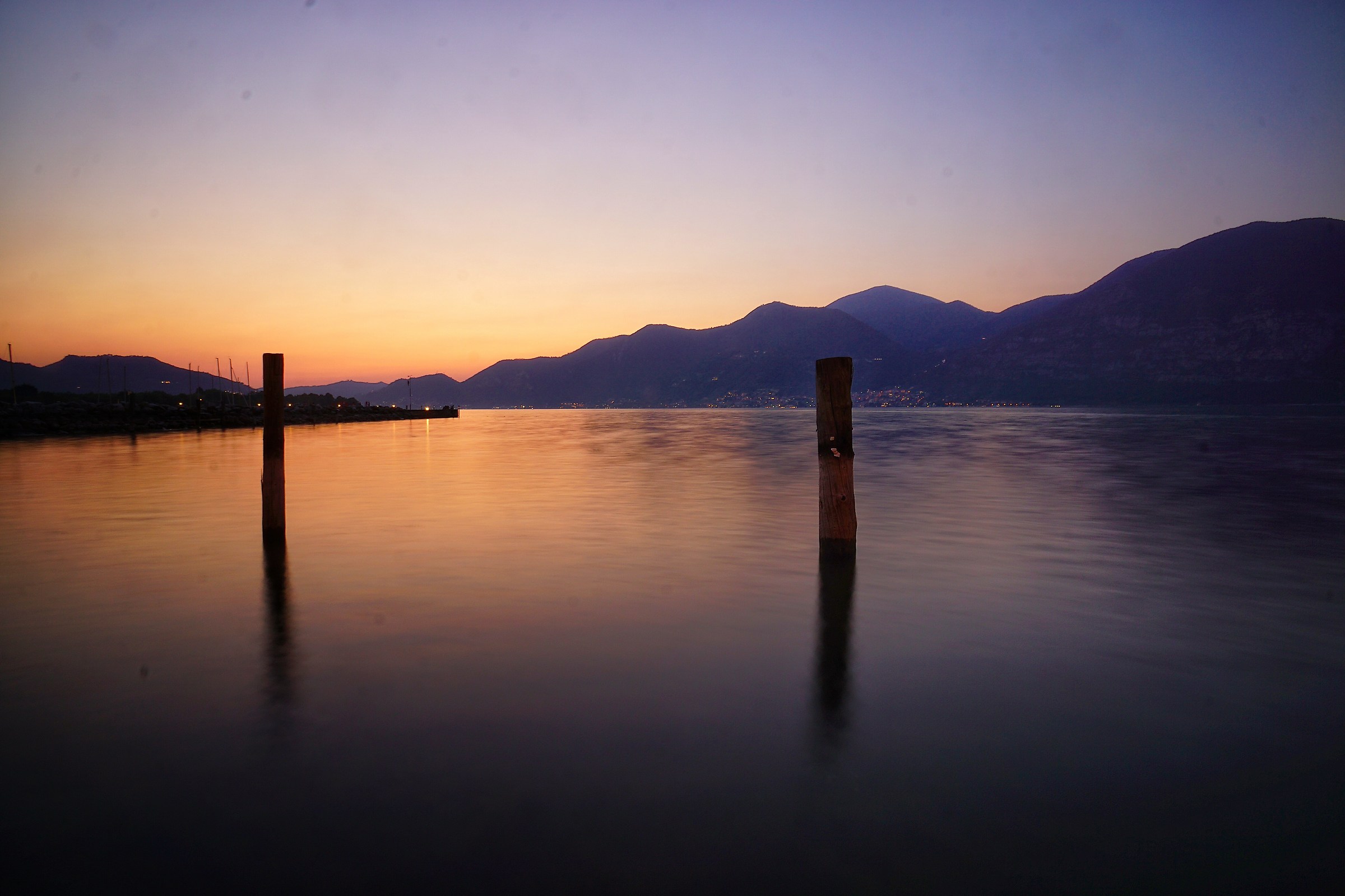 tramonto a iseo...