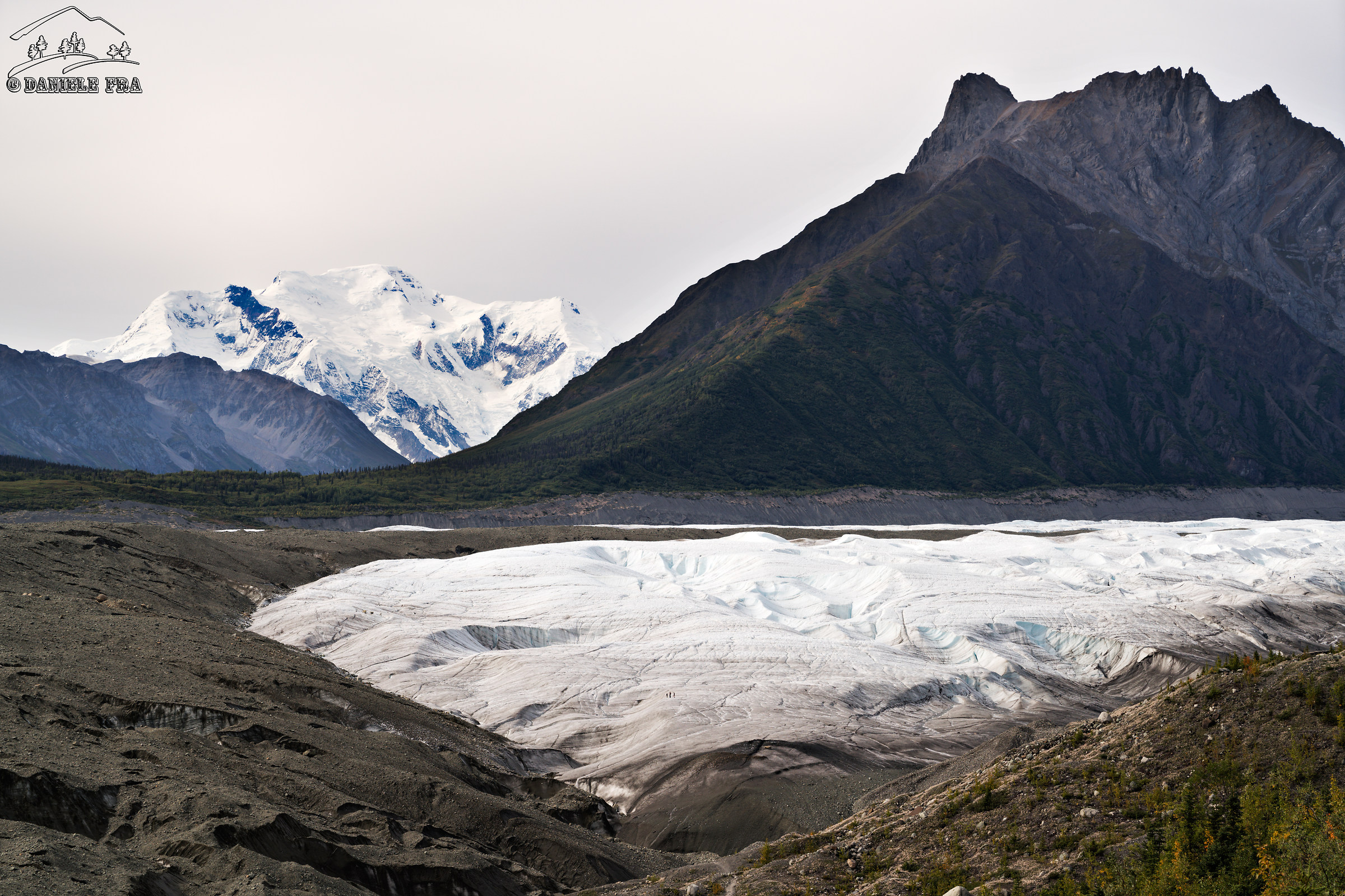 Union of Kennicott Glacier and the Root Glacier