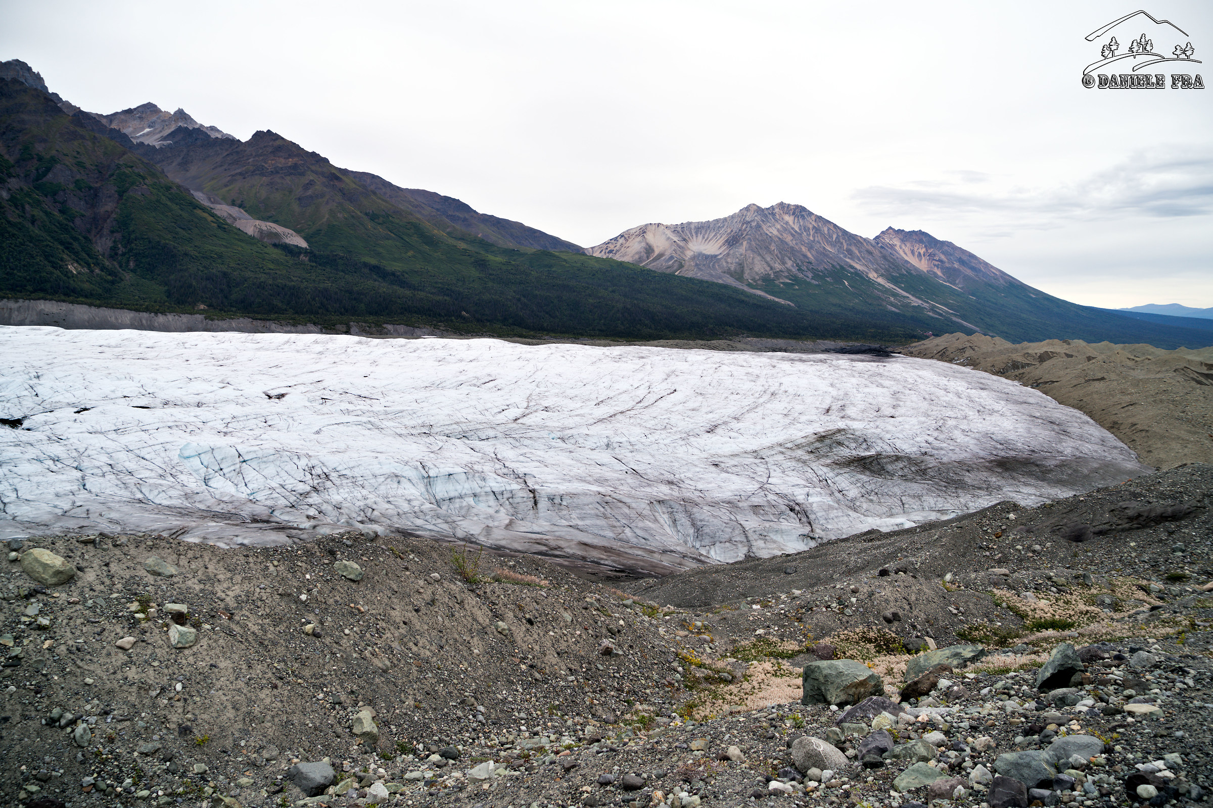 On the moraine between the Root Glacier and the Kennicott Gl...