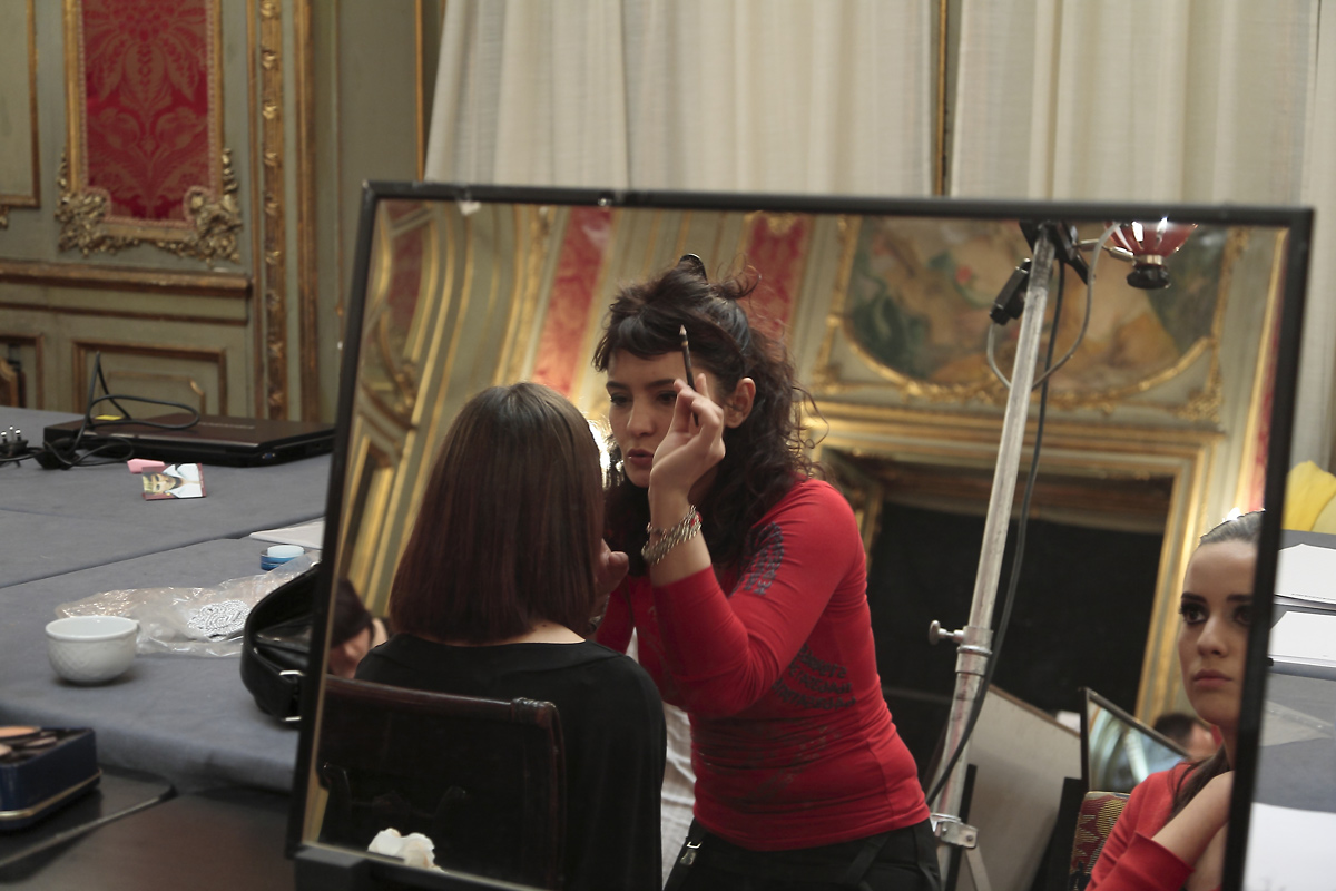 Backstage Fashion Haute Couture Alta Rome