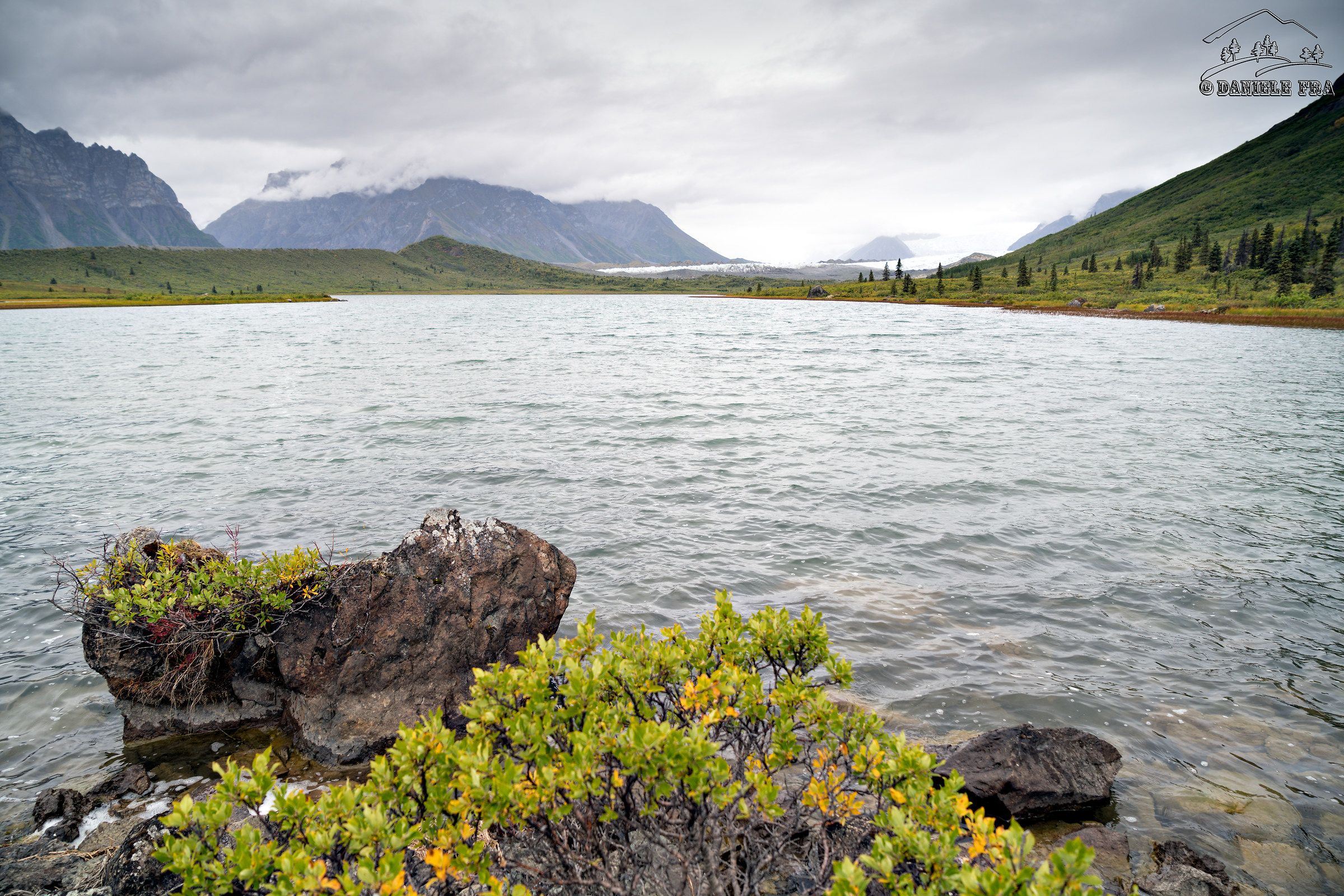 Lakes in the group of Wrangell
