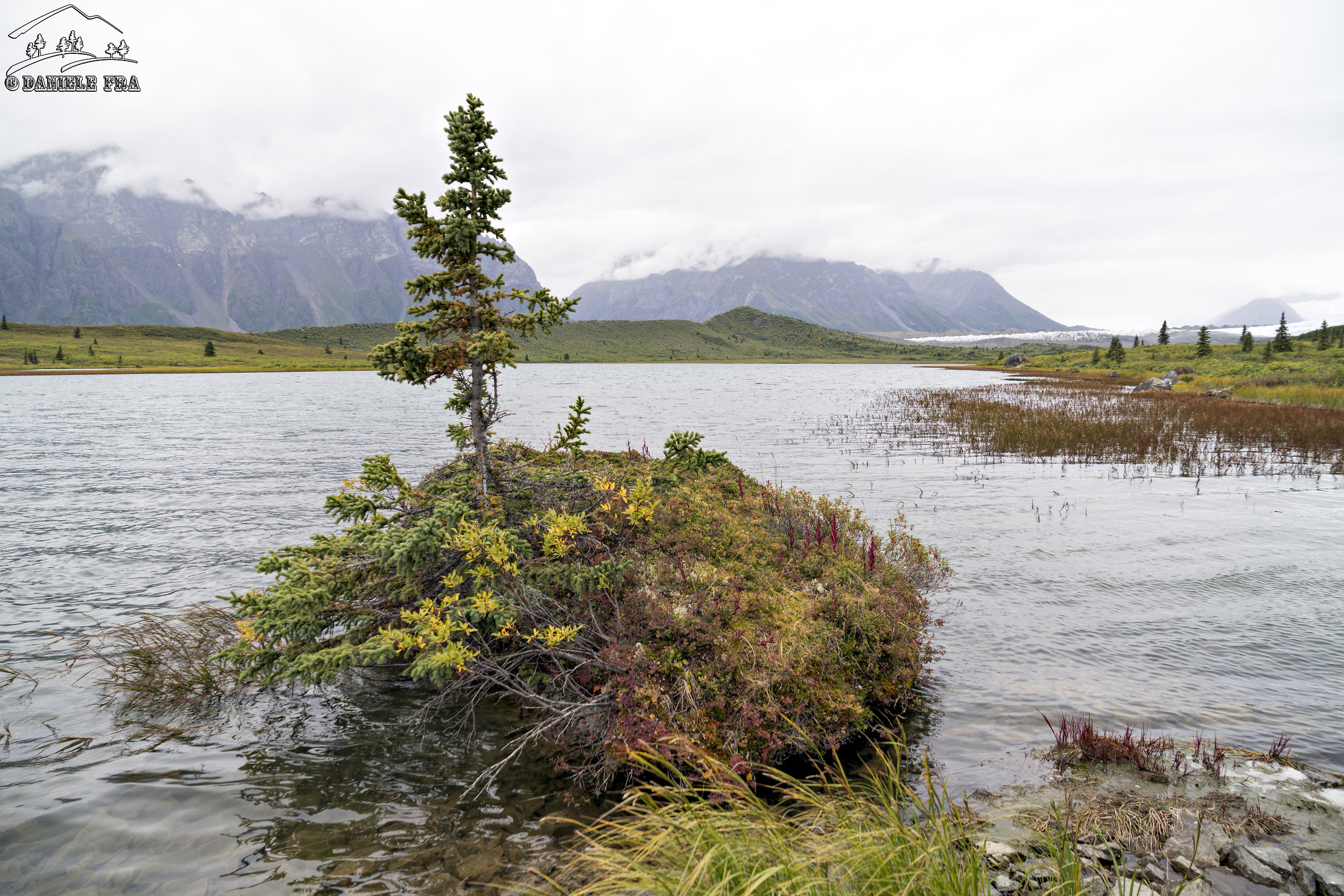 Lakes in the group of Wrangell