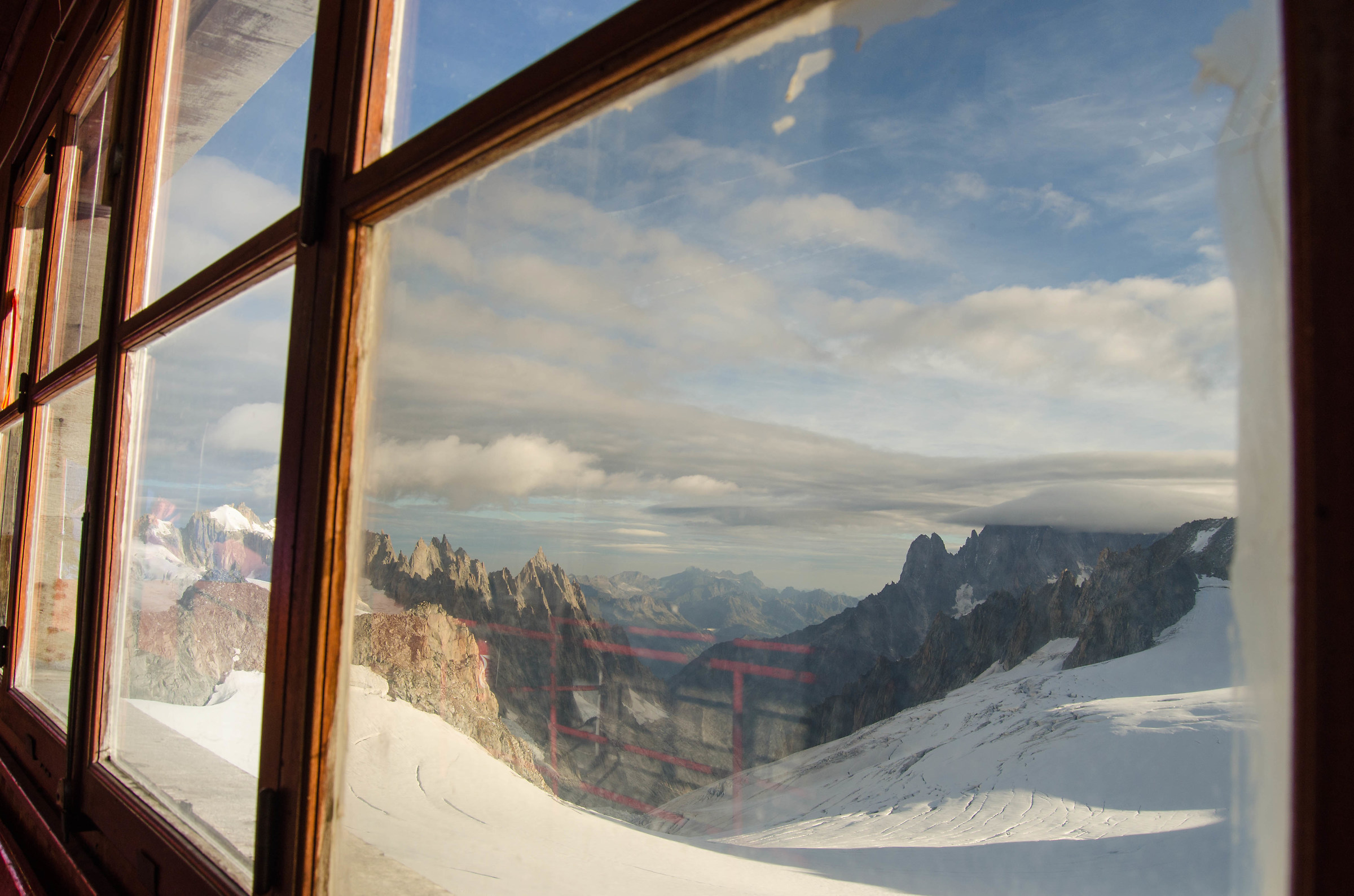 Window on the Mer de Glace