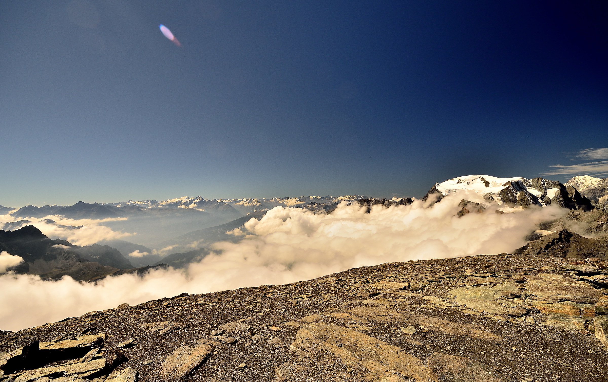 Tete Blanche from the Italian side