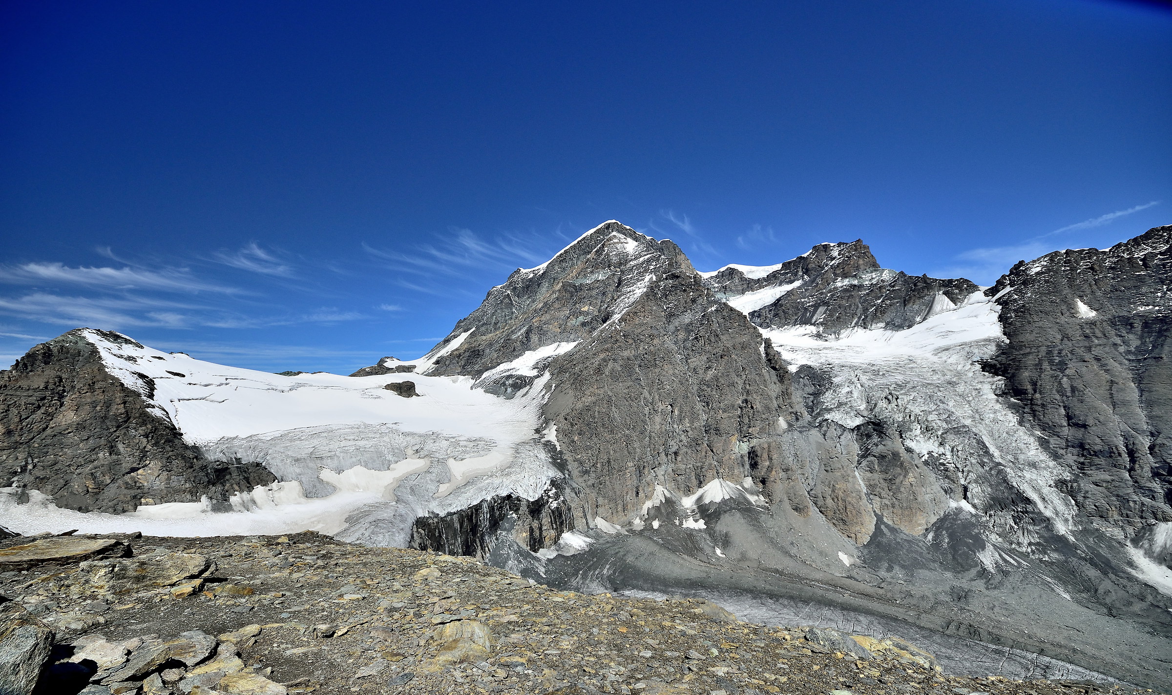 Glacier du Mont Durand and Grand Combin