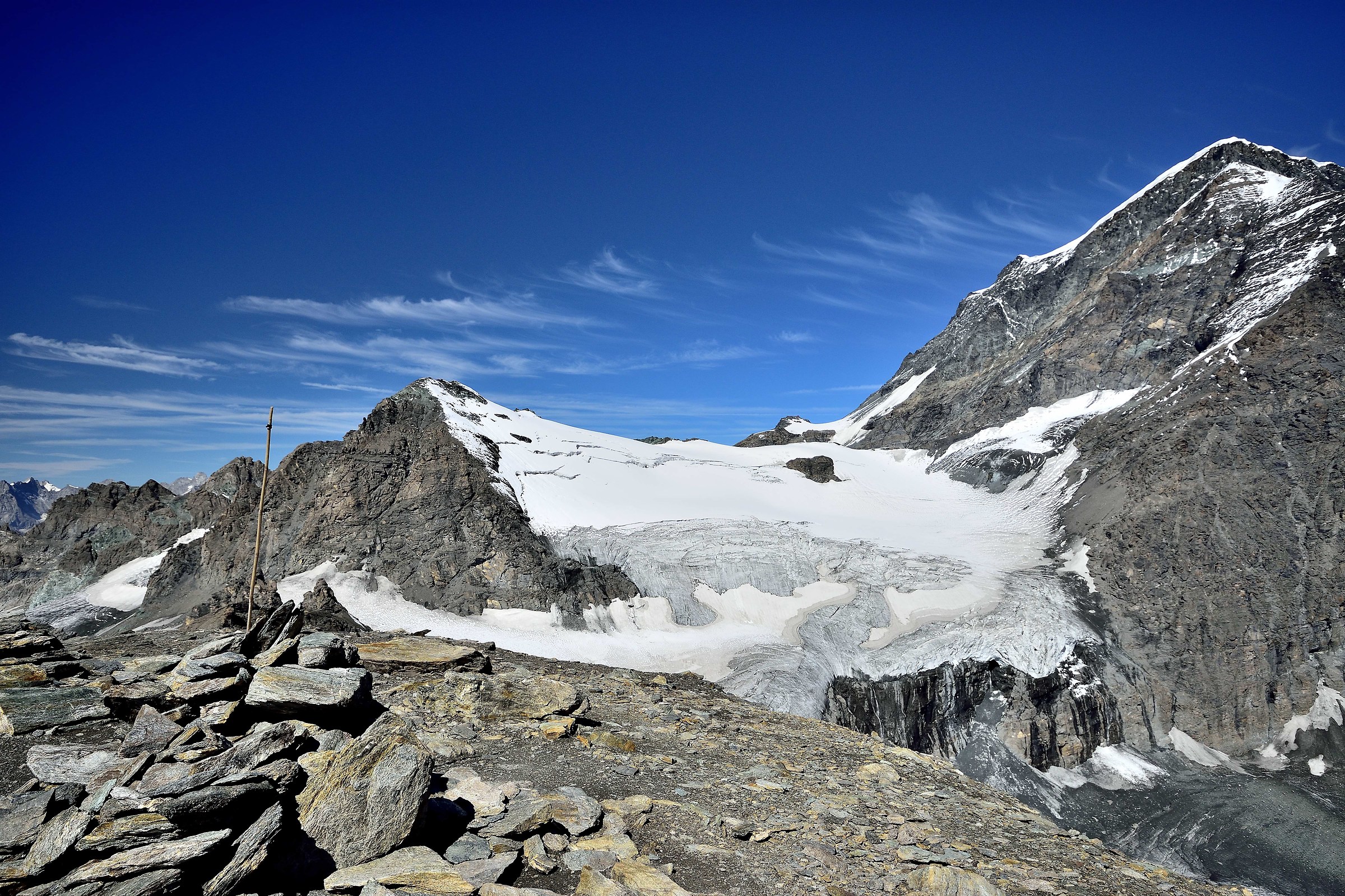 Glacier du Mont Durand and Grand Combin
