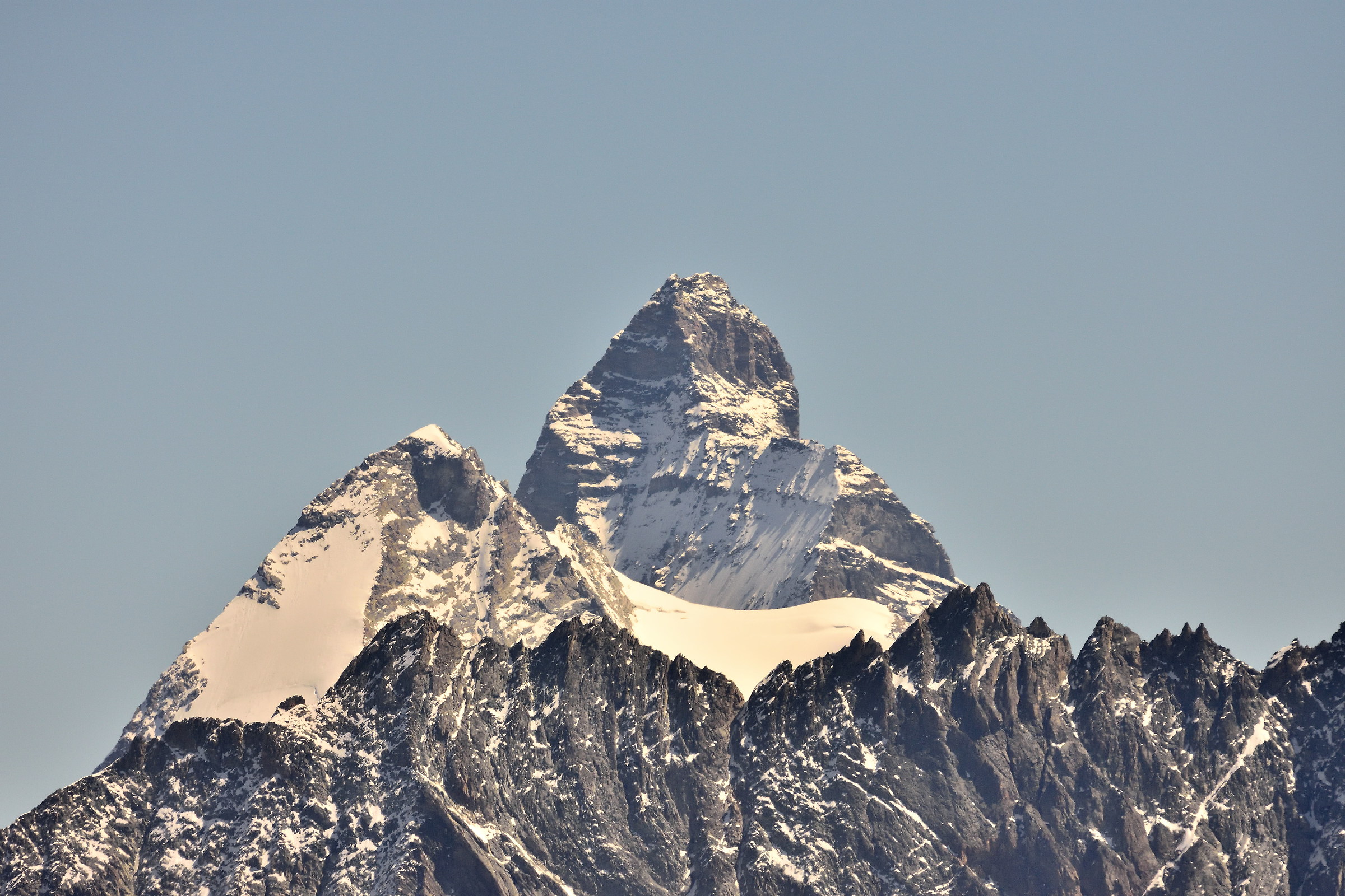 the Swiss side of the Matterhorn