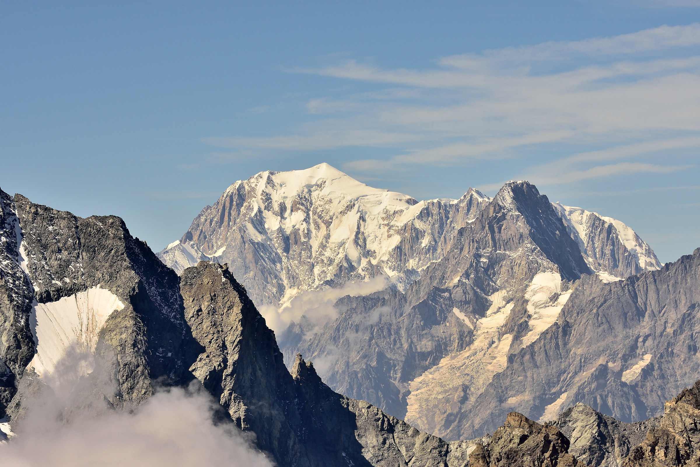 Mont Blanc from the Tete Blanche