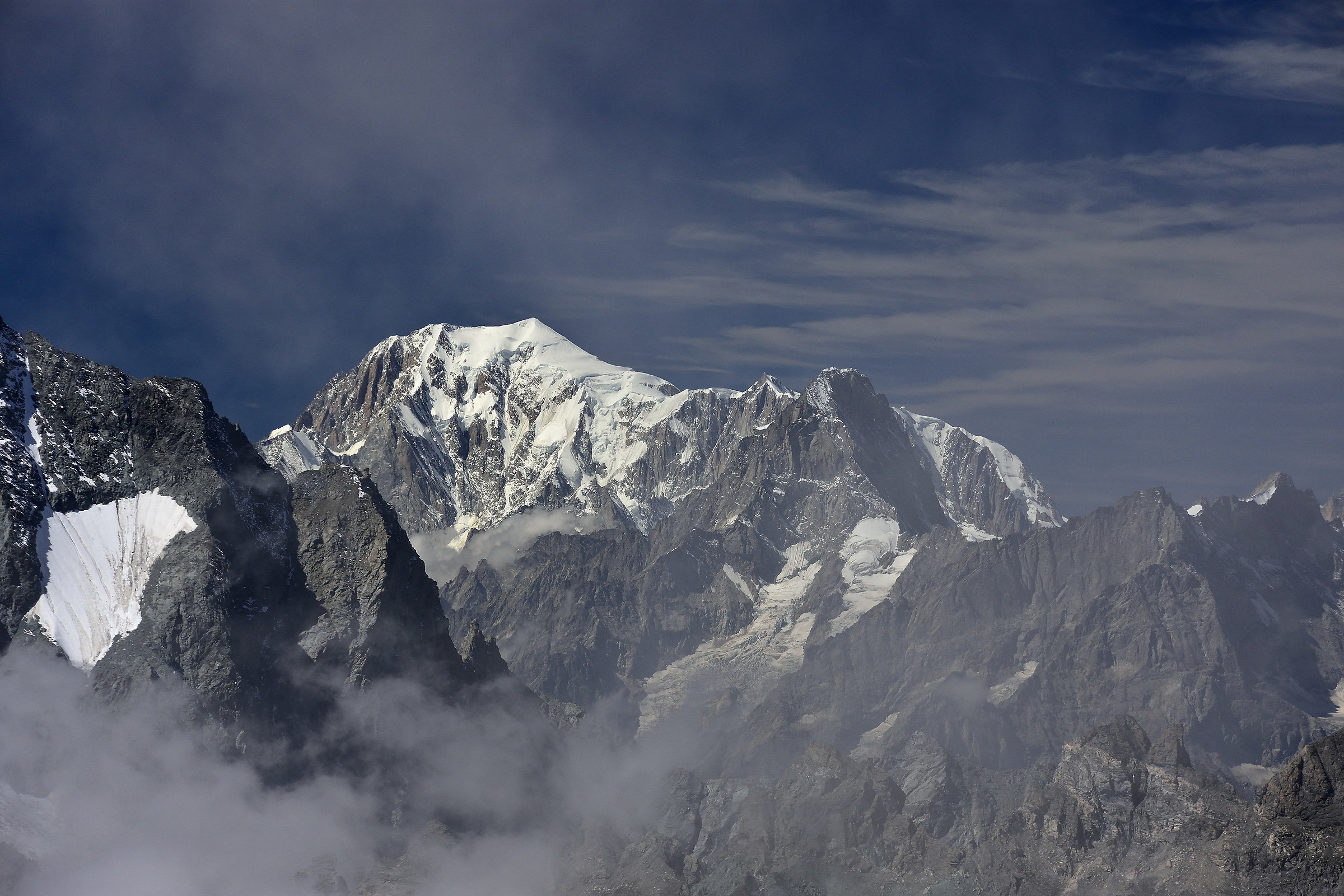 Mont Blanc from the Tete Blanche