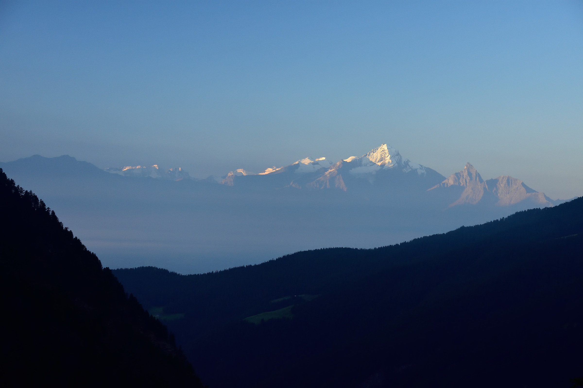going up to the By Valley from Glacier