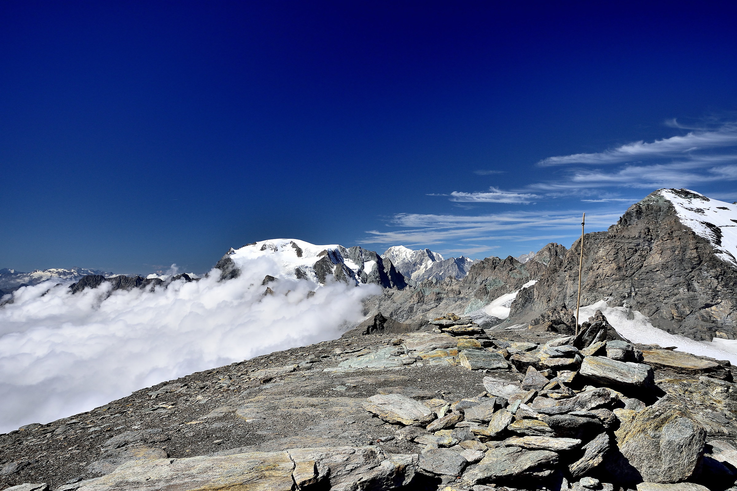 Velan and the Mont Blanc
