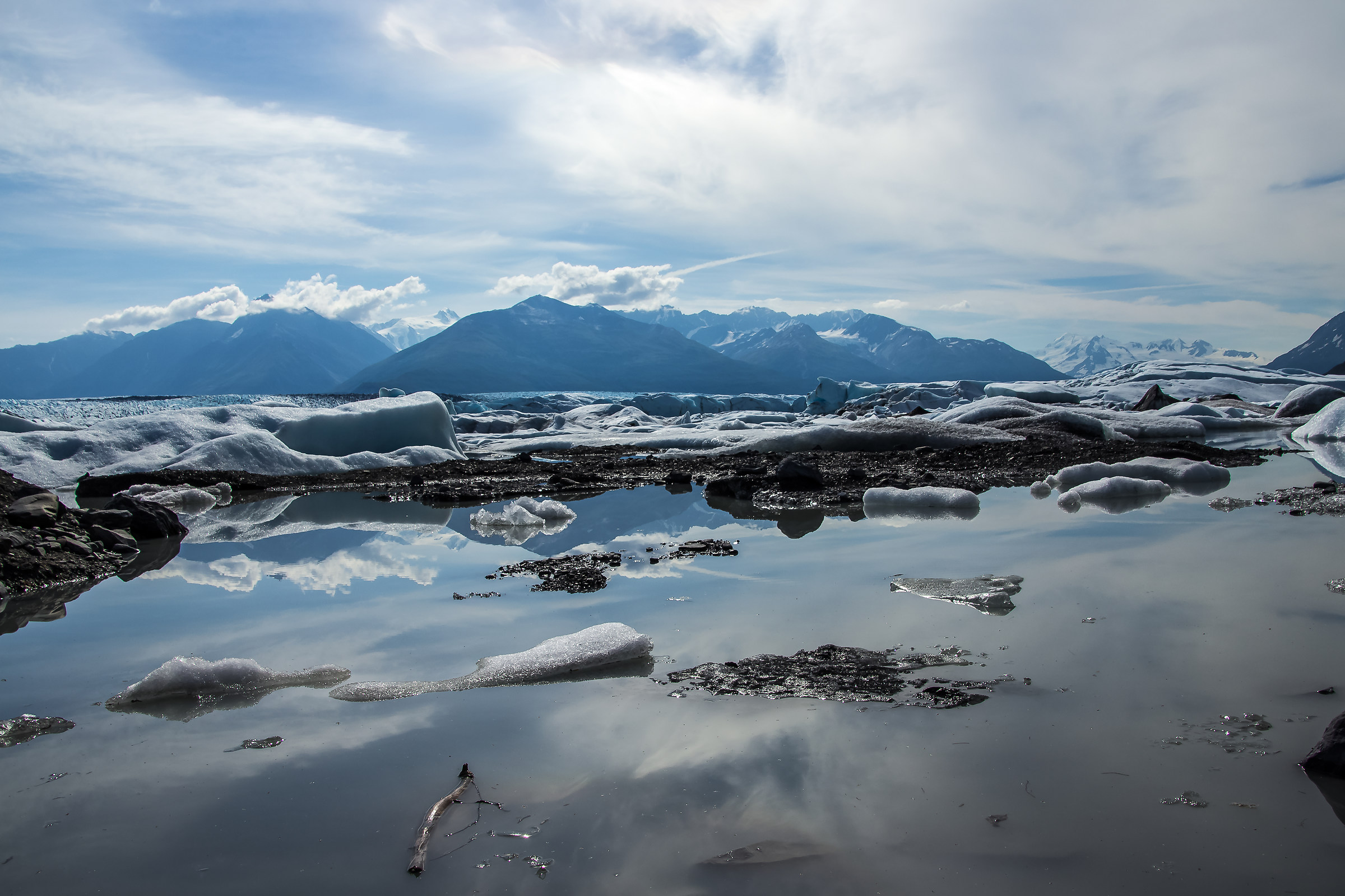 Il gelido Knik River