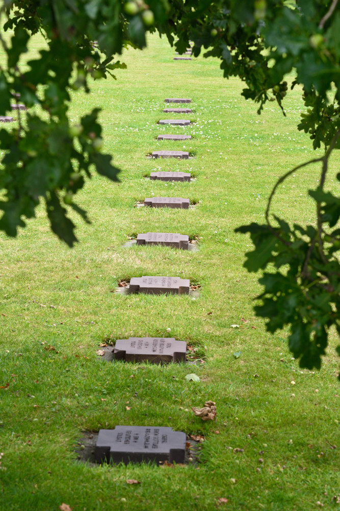 The German cemetery of La Cambe, Normandy