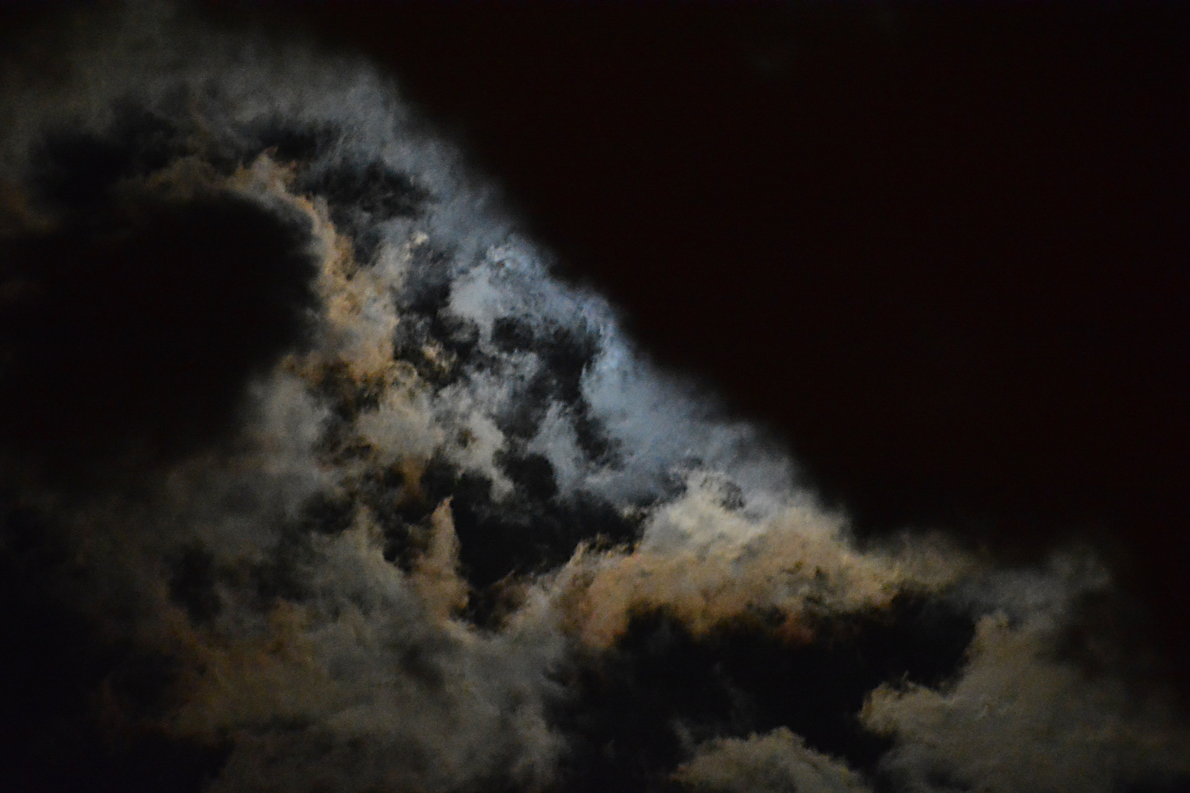 Clouds Across the Moon