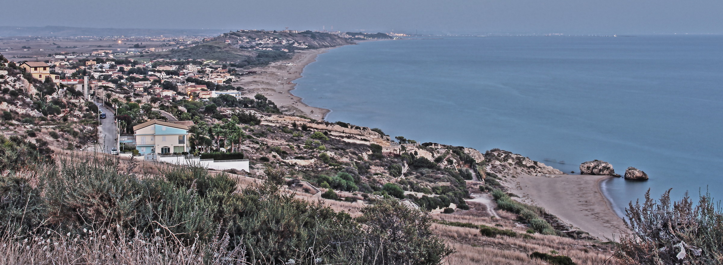 Panorama view from the tower of Manfria