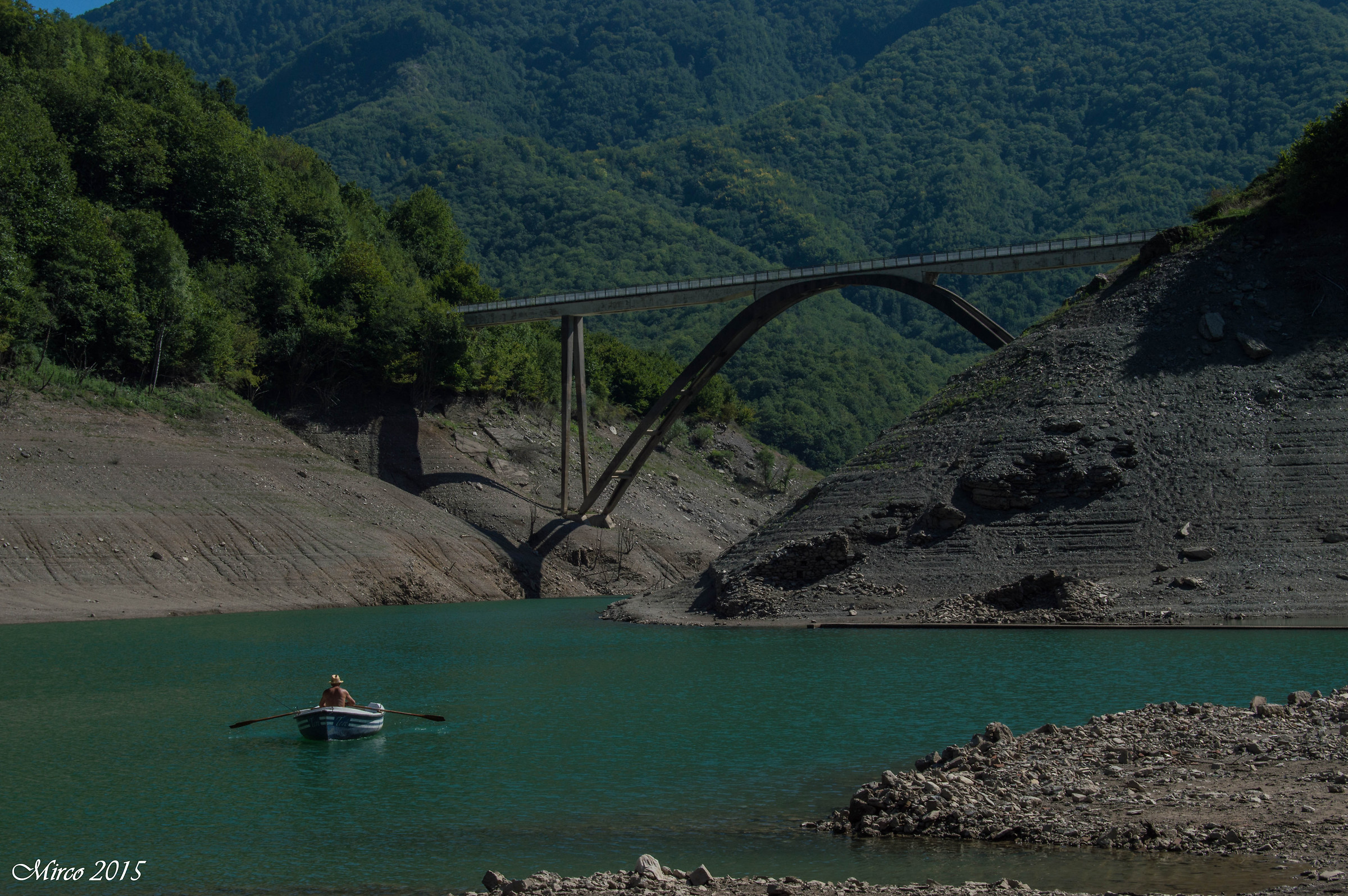 Lago di vagli..in secca