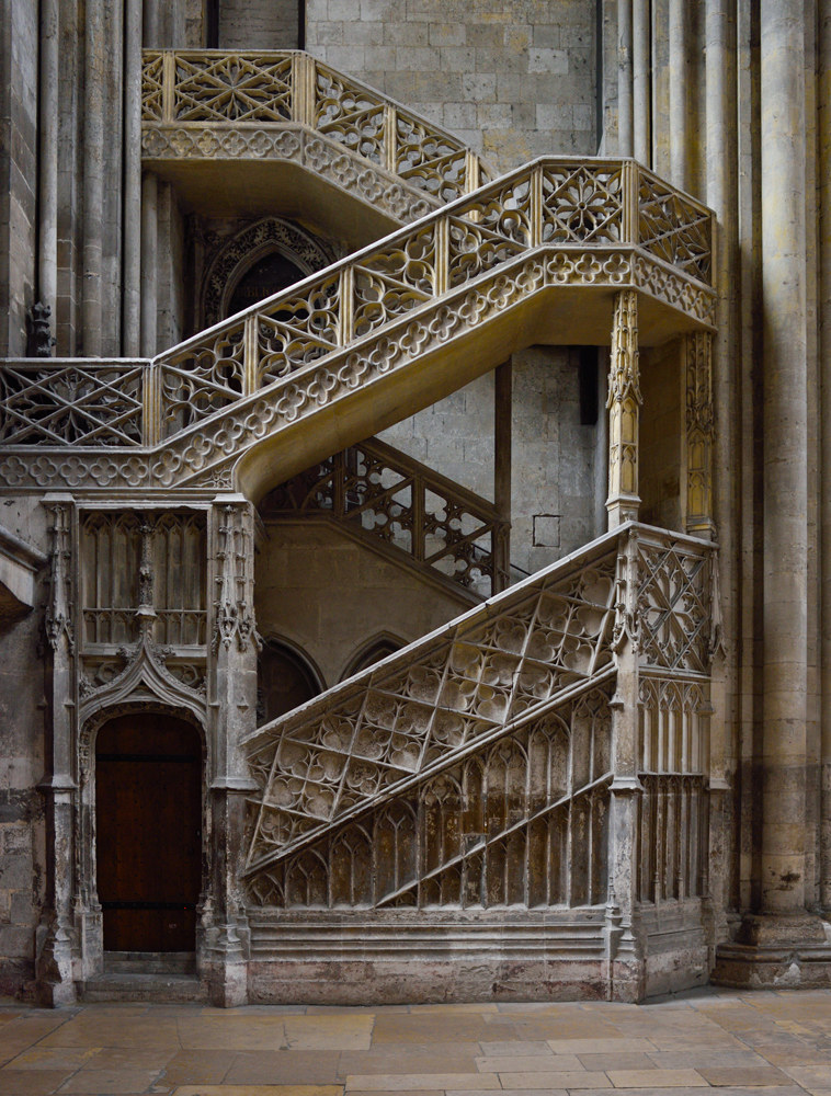 Ascent in the Cathedral of Auxerre