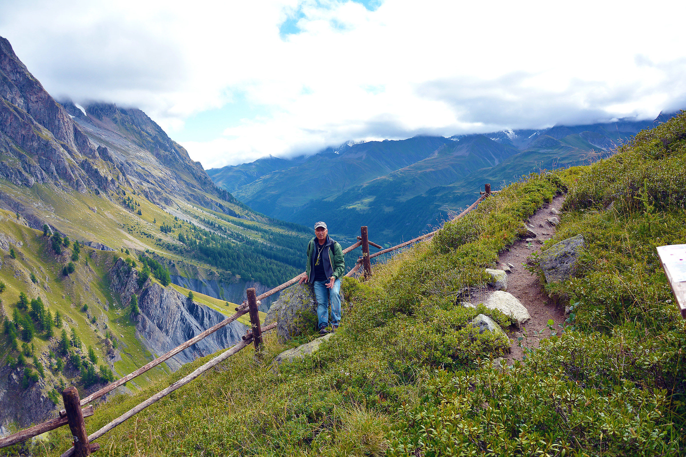 Autoscatto sul Monte Bianco