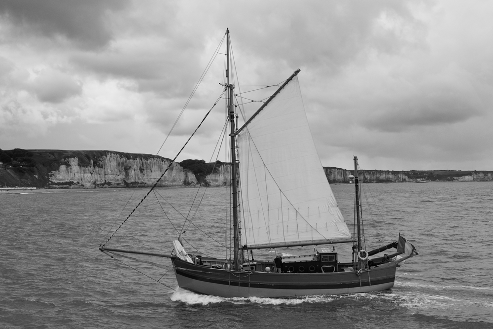 Sailing to Fecamp, Normandy