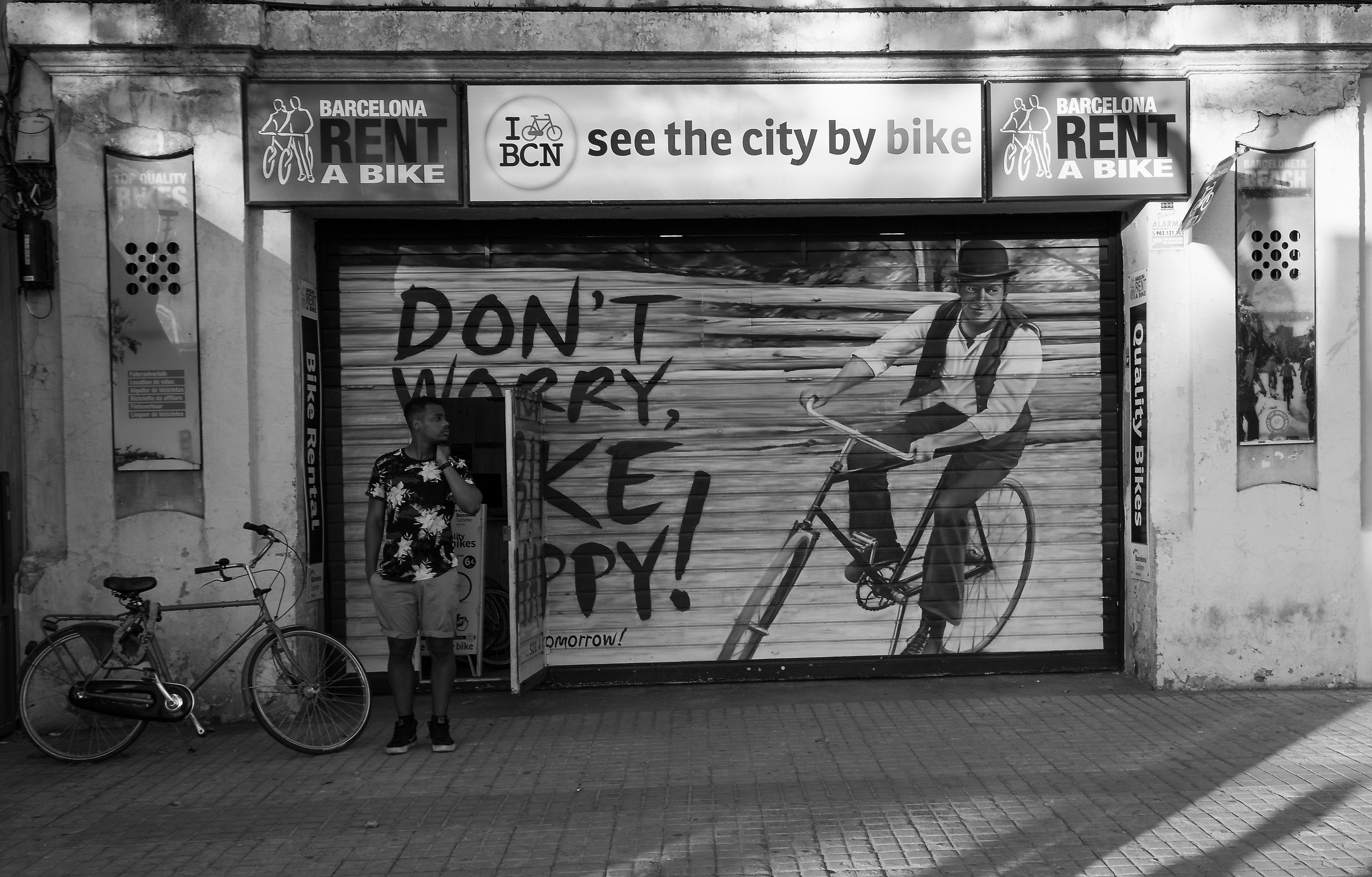 Don't worry, bike happy!