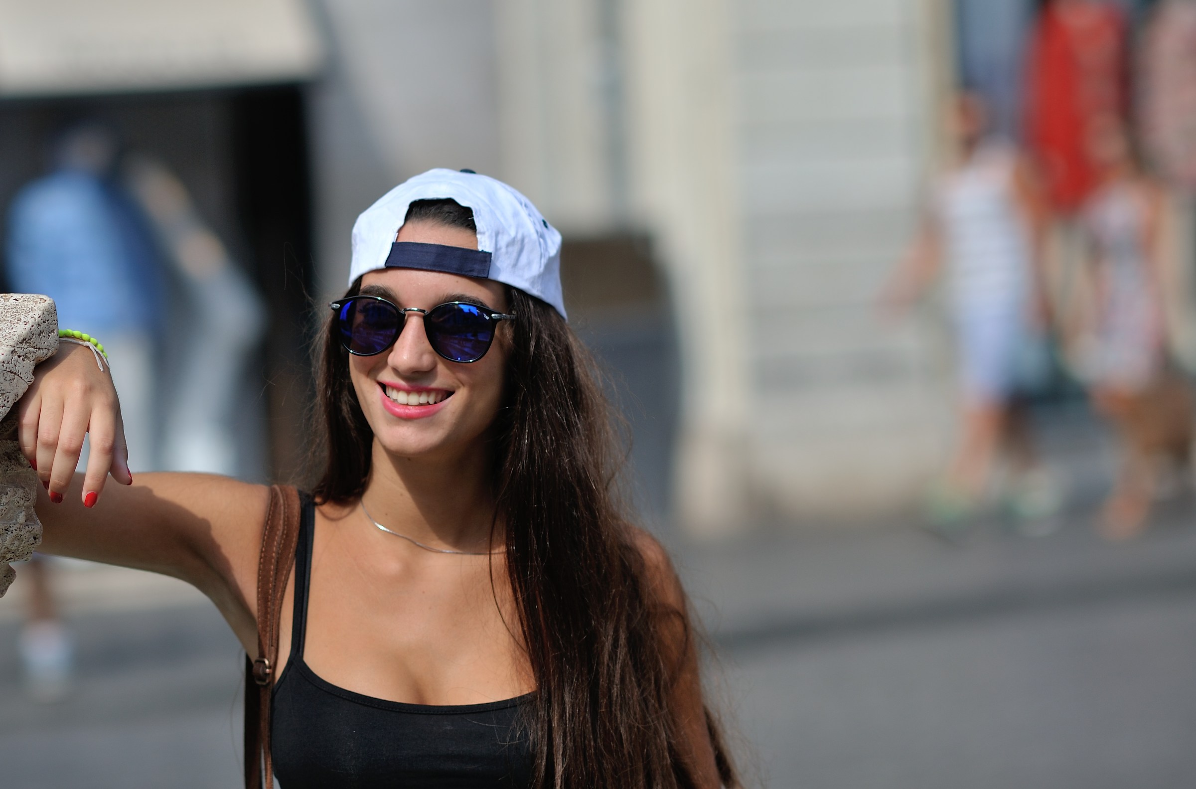 Roma-Sorriso da sbarazzina