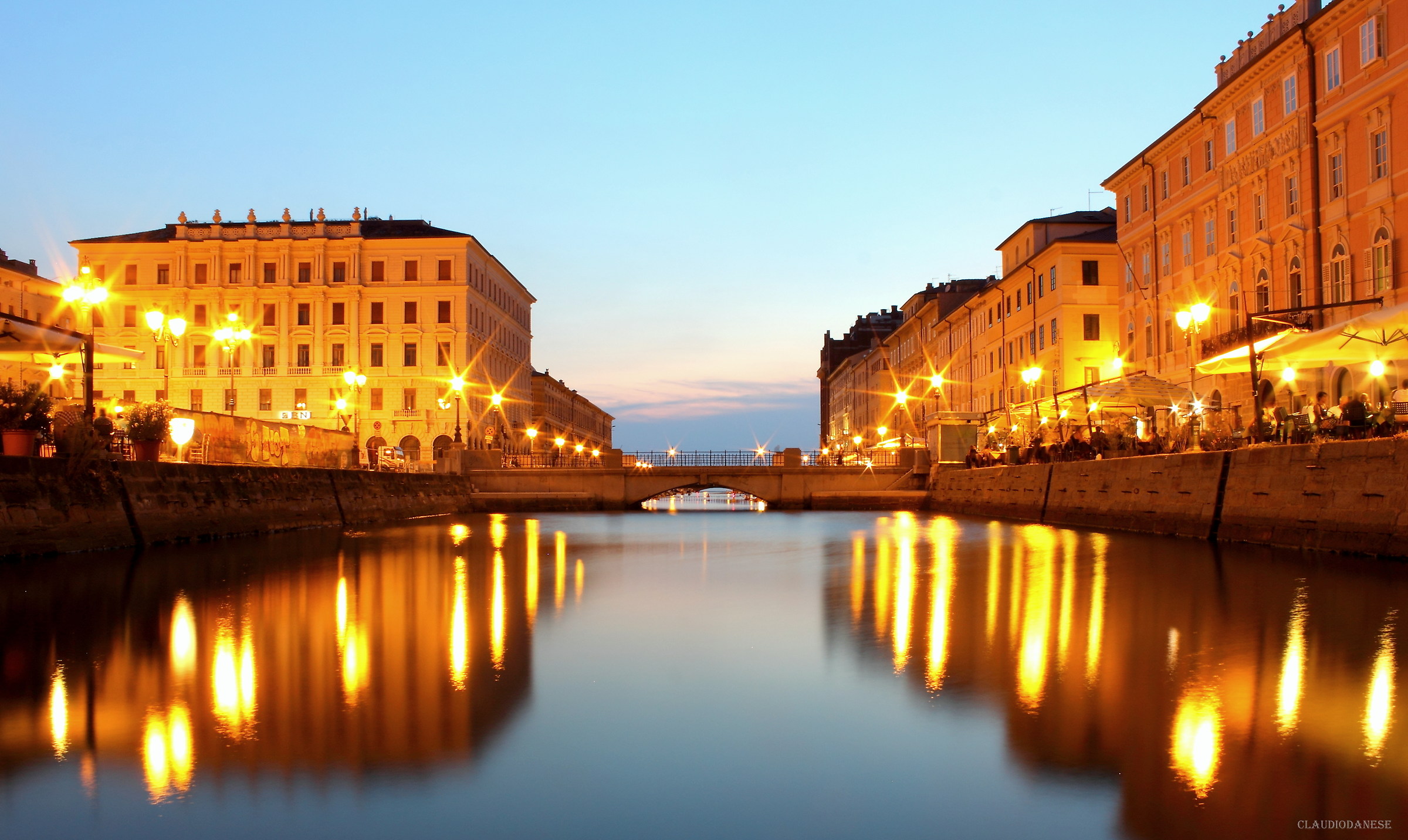 Lights on the channel