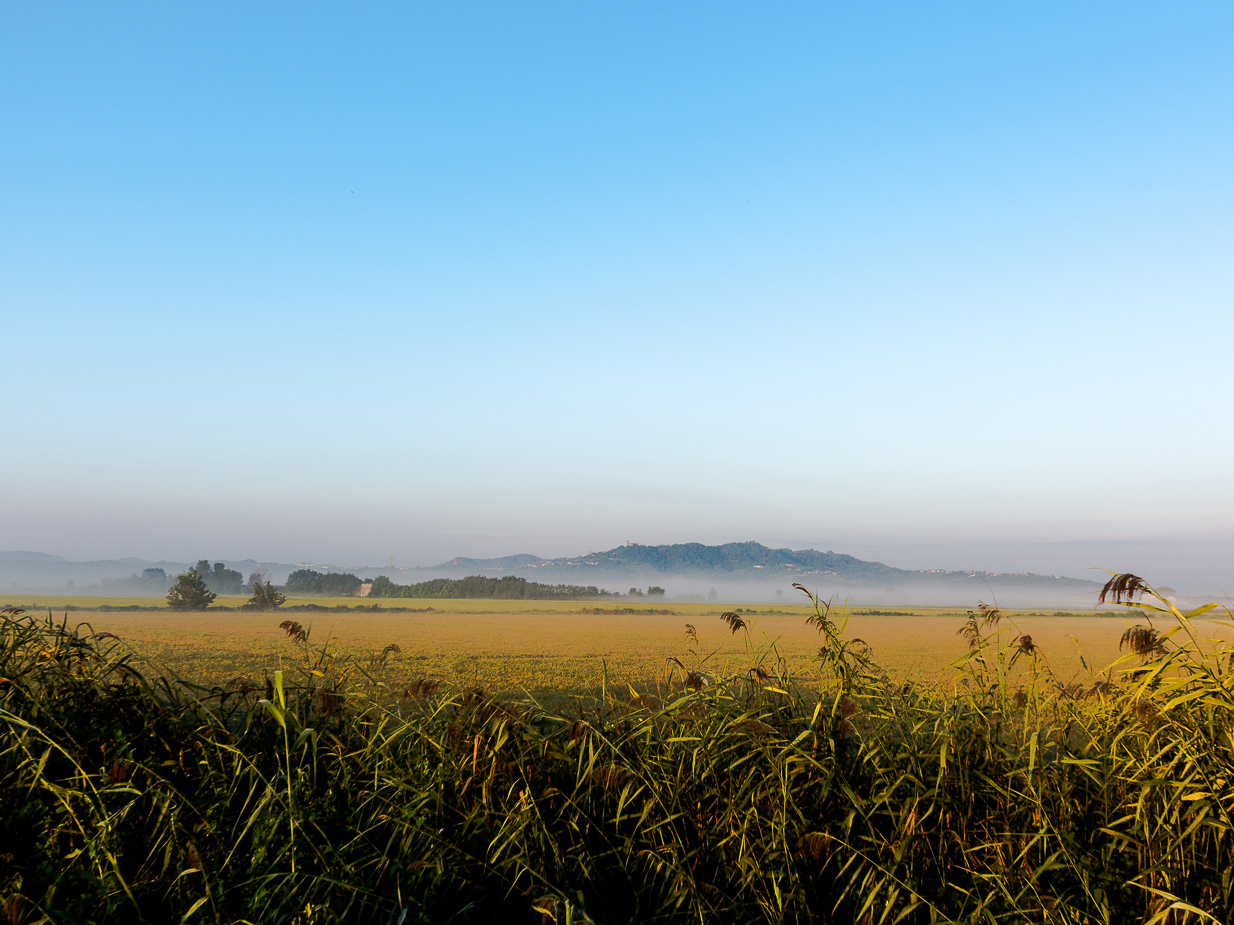all'alba verso il Monferratro