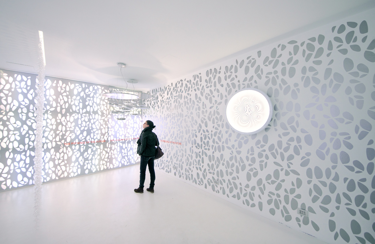 allestimento Artemide - showroom via Manzoni