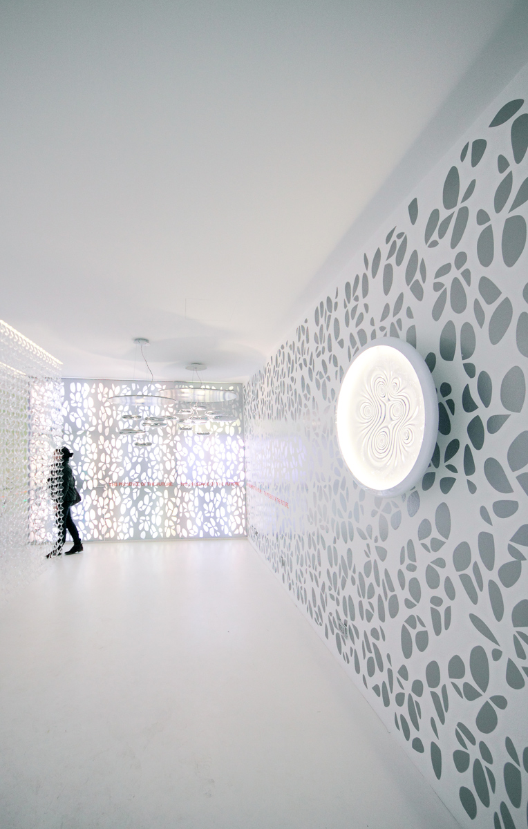 allestimento Artemide - showroom via Manzoni