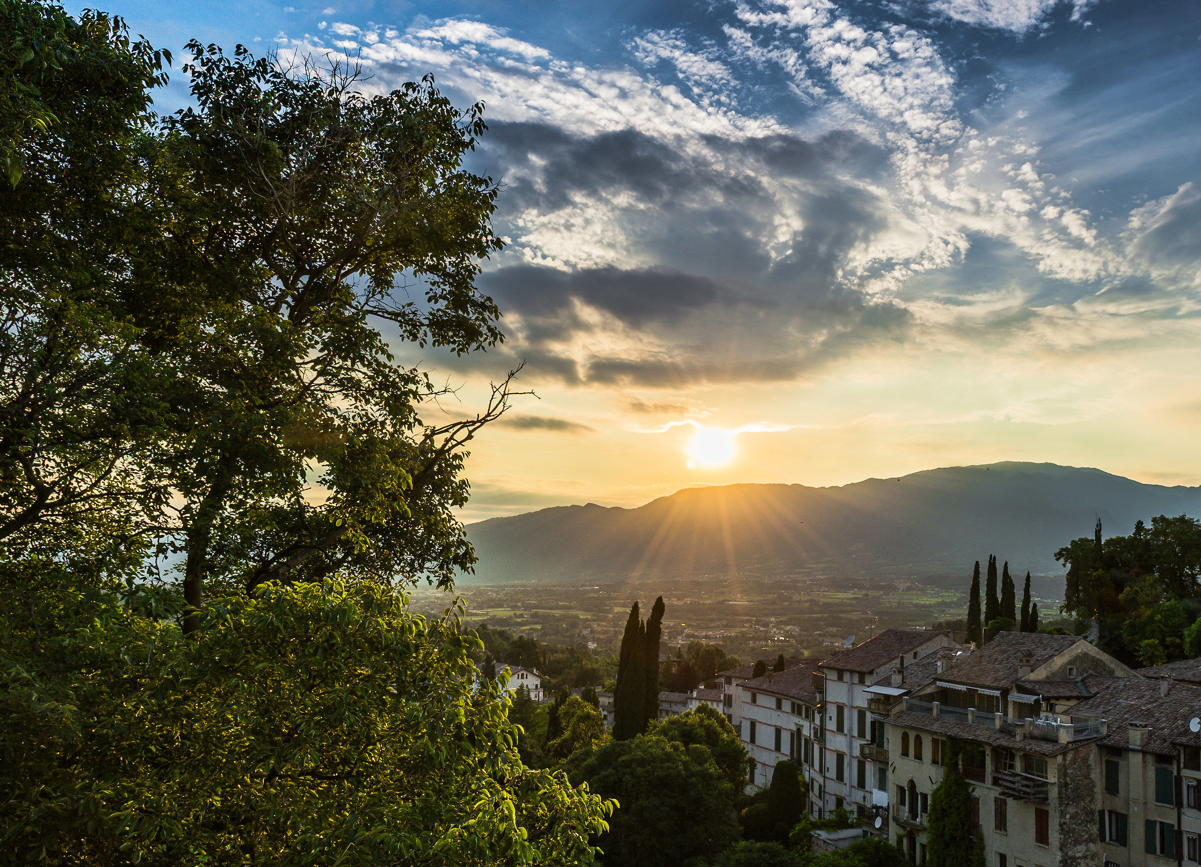 Tramonto ad Asolo Treviso Italy
