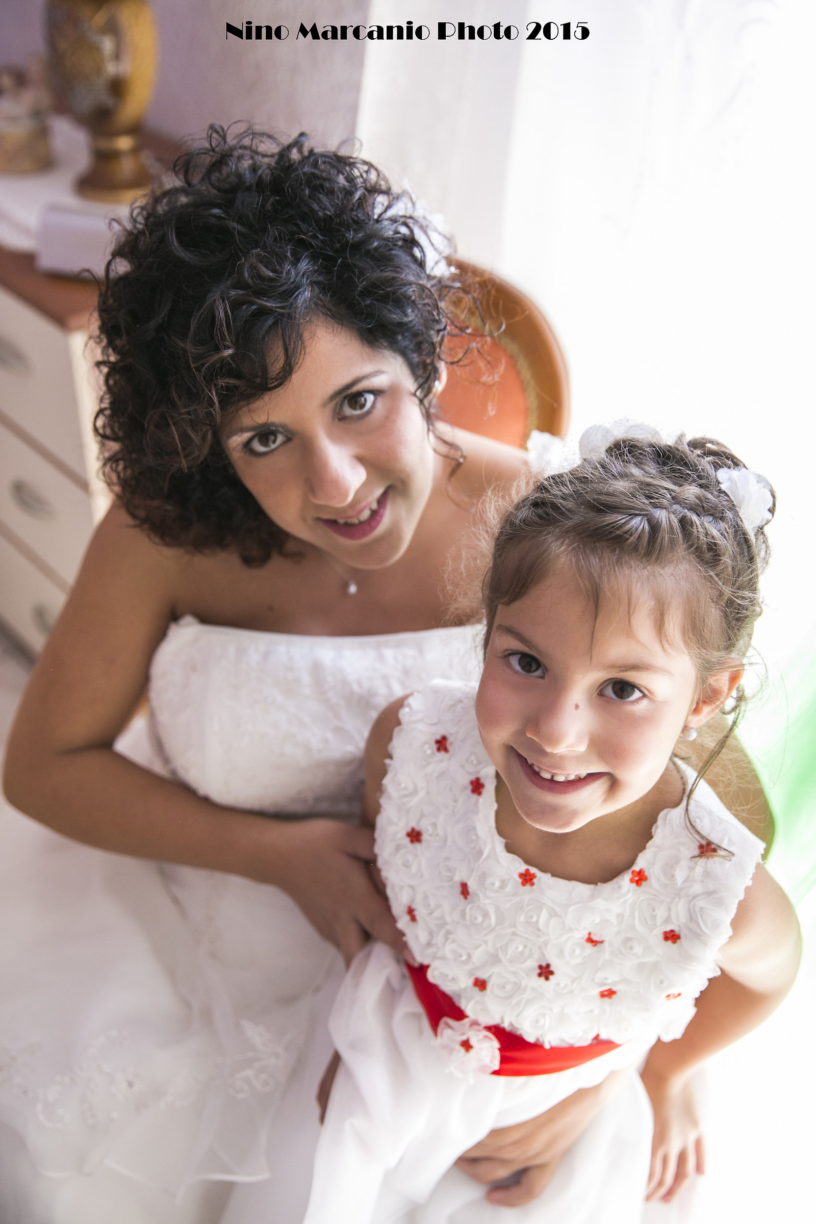 Melissa with Giorgia, the bride.