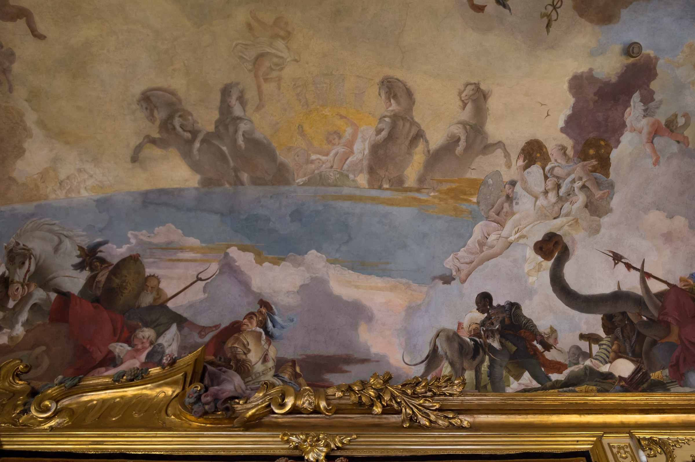 Palazzo Clerici - Tapestry Gallery - Fresco 1