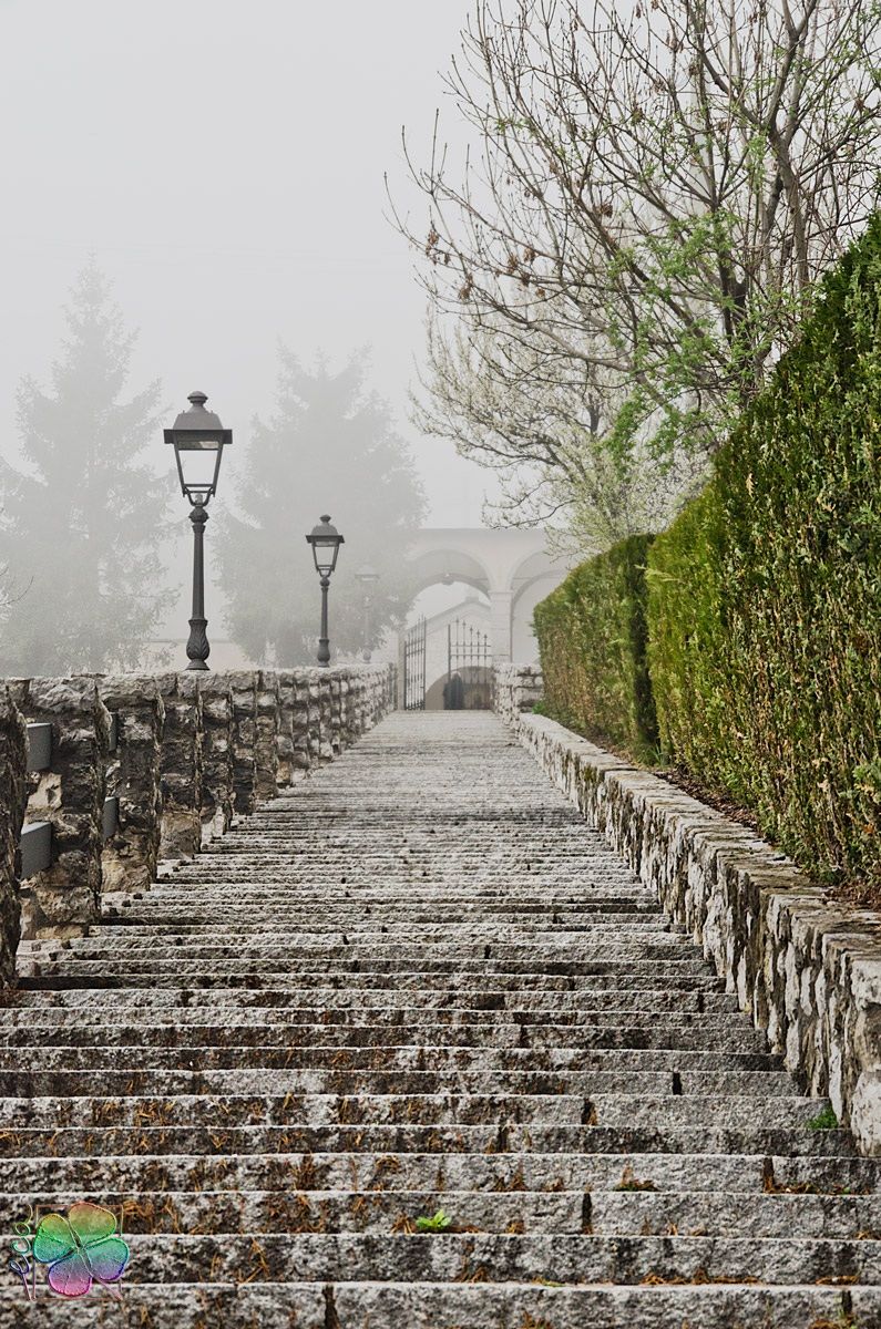 la gradinata di Roncola (bg)