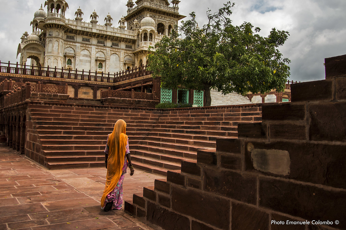 Towards the temple ..