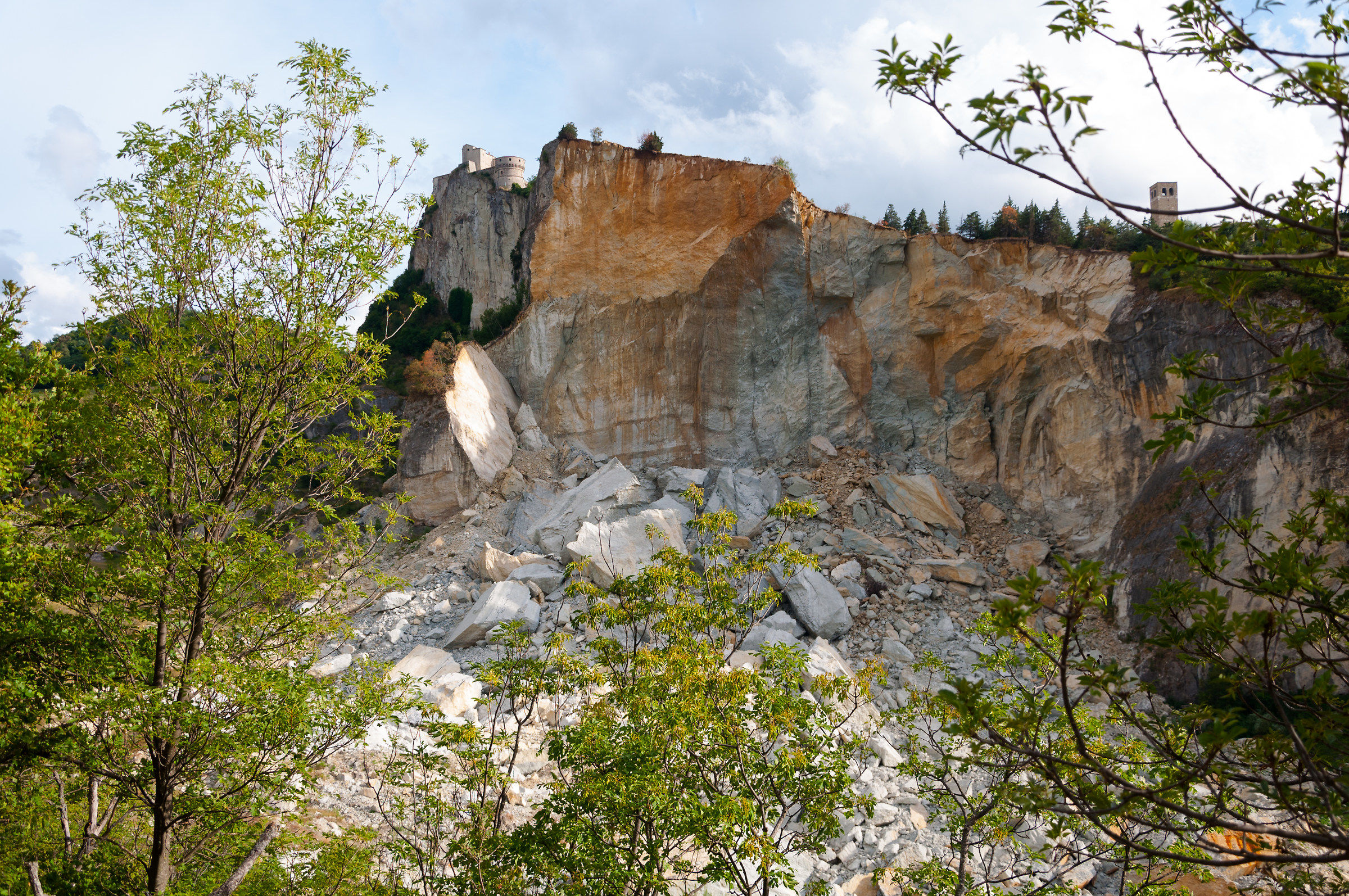 San Leo - Il crollo del monte