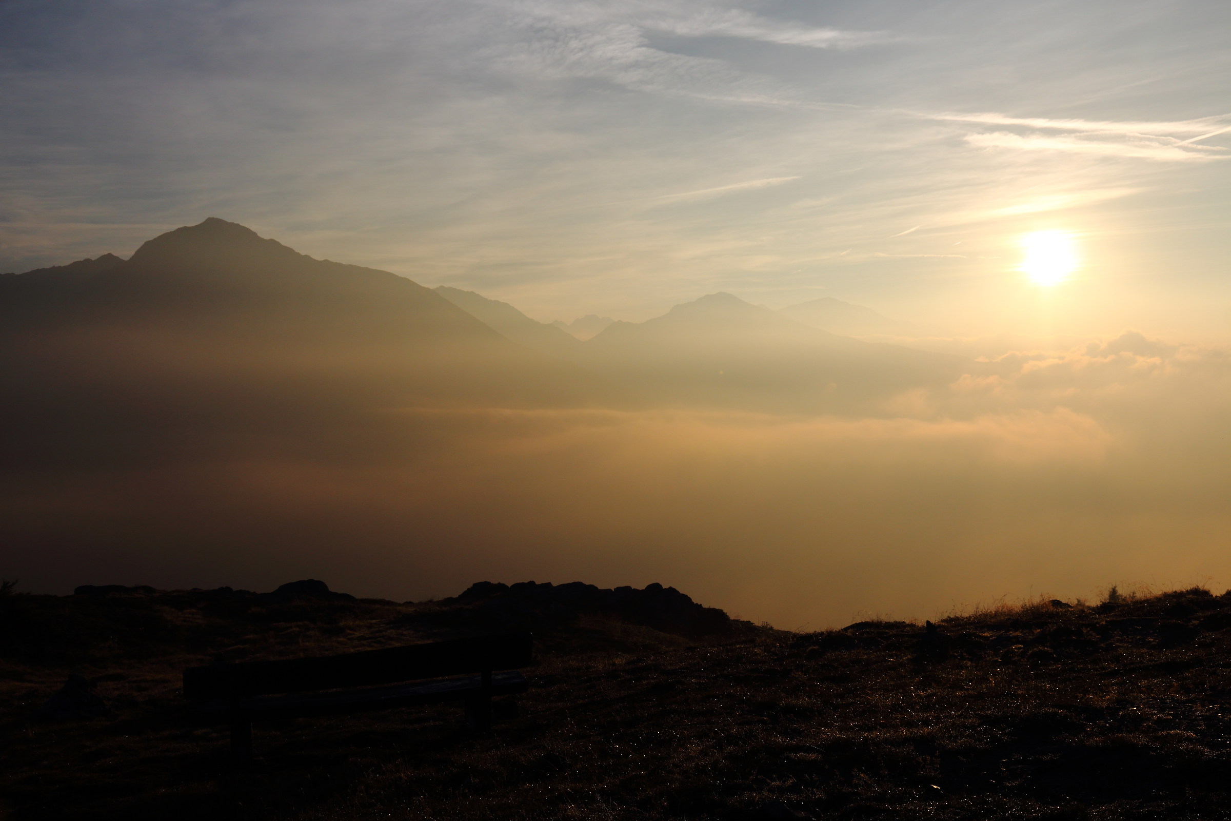 L'alba sullo Steiner Mandl - Valles - Alto Adige