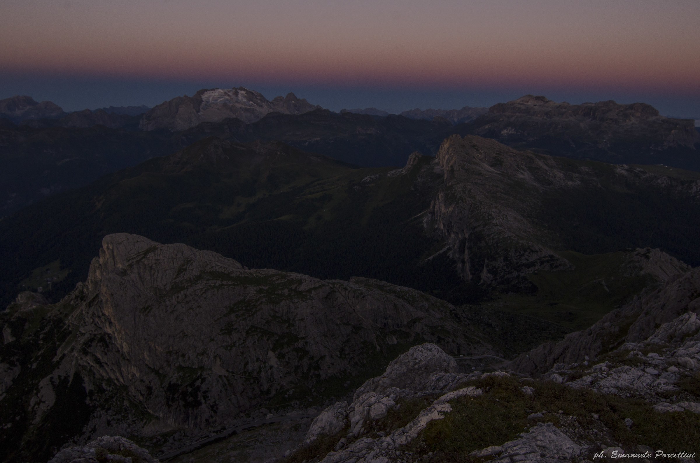 Marmolada dawn