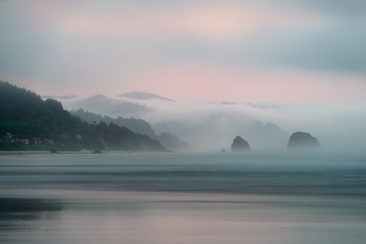 Misty Sunset, Cannon Beach, OR