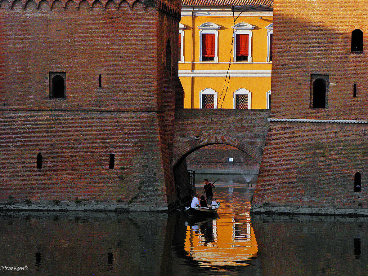 Boat in the heart of Ferrara