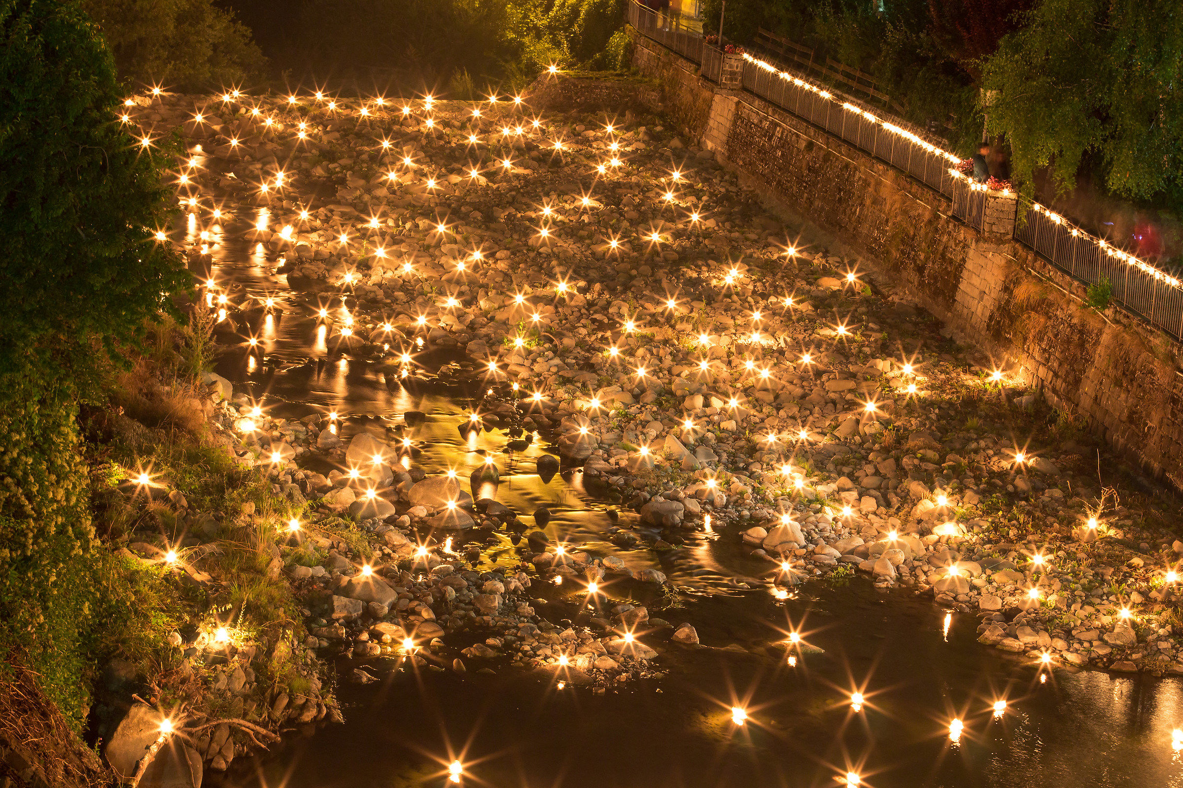 Fiumalbo Luminaria San Bartolomeo, il fiume