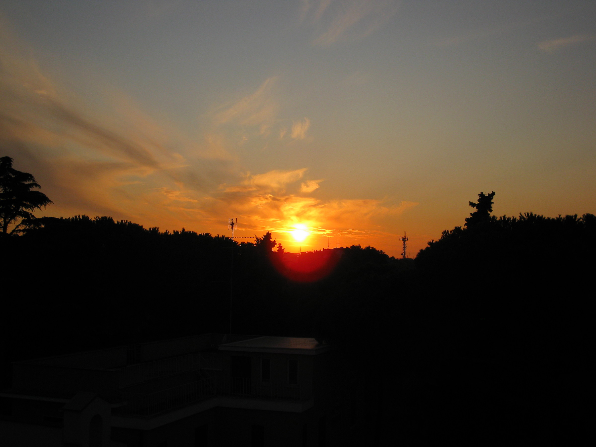 Sunset on Via Portuense - Rome