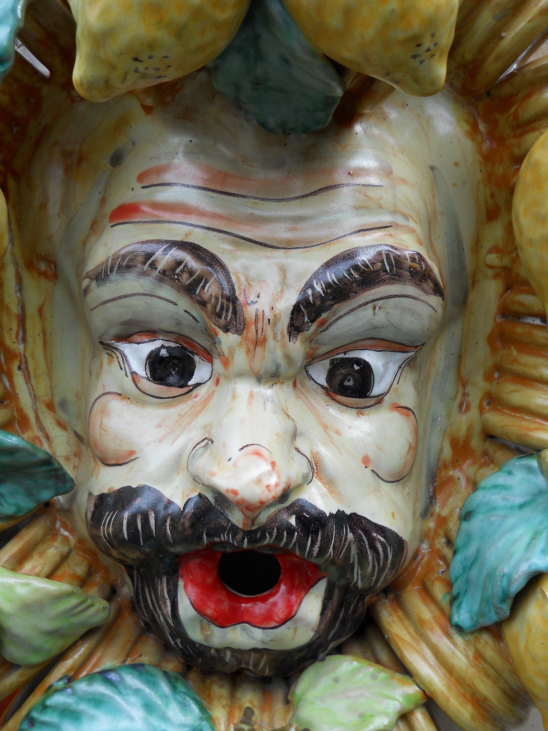 Volto - ceramica vietrese